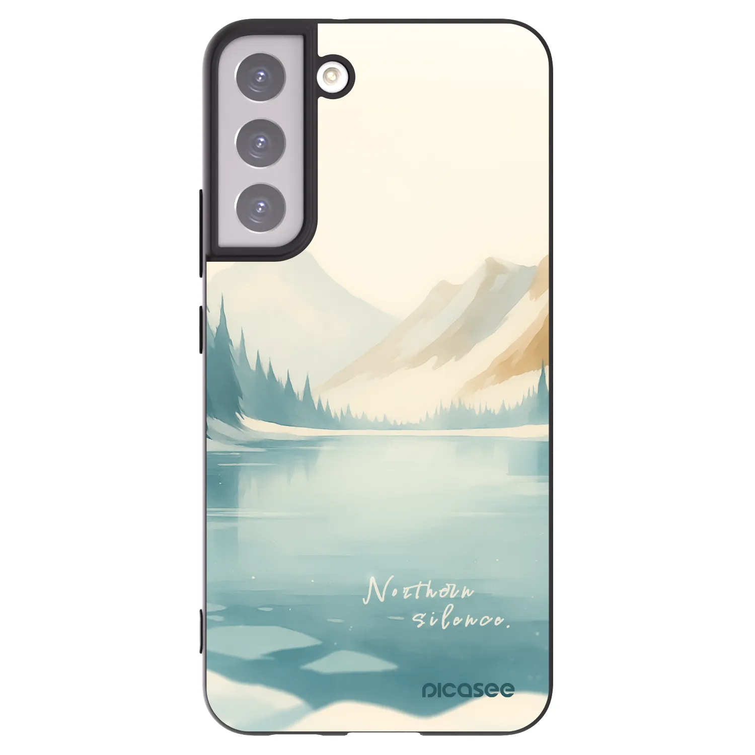 Picasee silikonski črni ovitek za Samsung Galaxy S22+ 5G - NOTHERN SILENCE