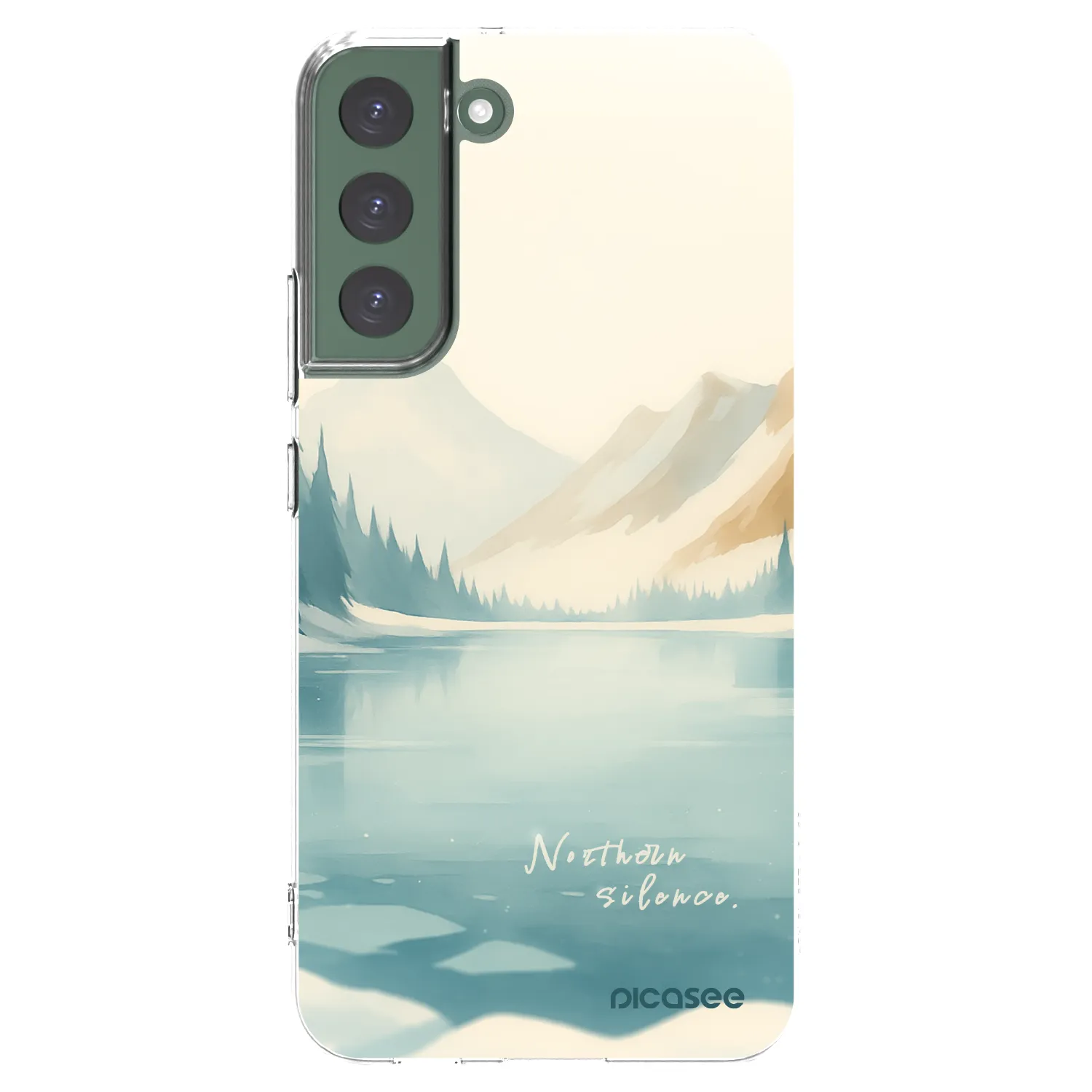 Picasee silikonski prozorni ovitek za Samsung Galaxy S22+ 5G - NOTHERN SILENCE