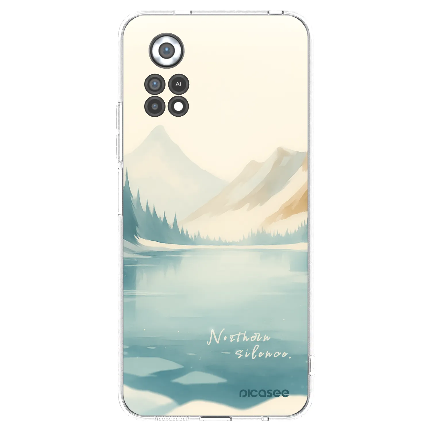 Picasee silikonski prozorni ovitek za Xiaomi Poco X4 Pro 5G - NOTHERN SILENCE