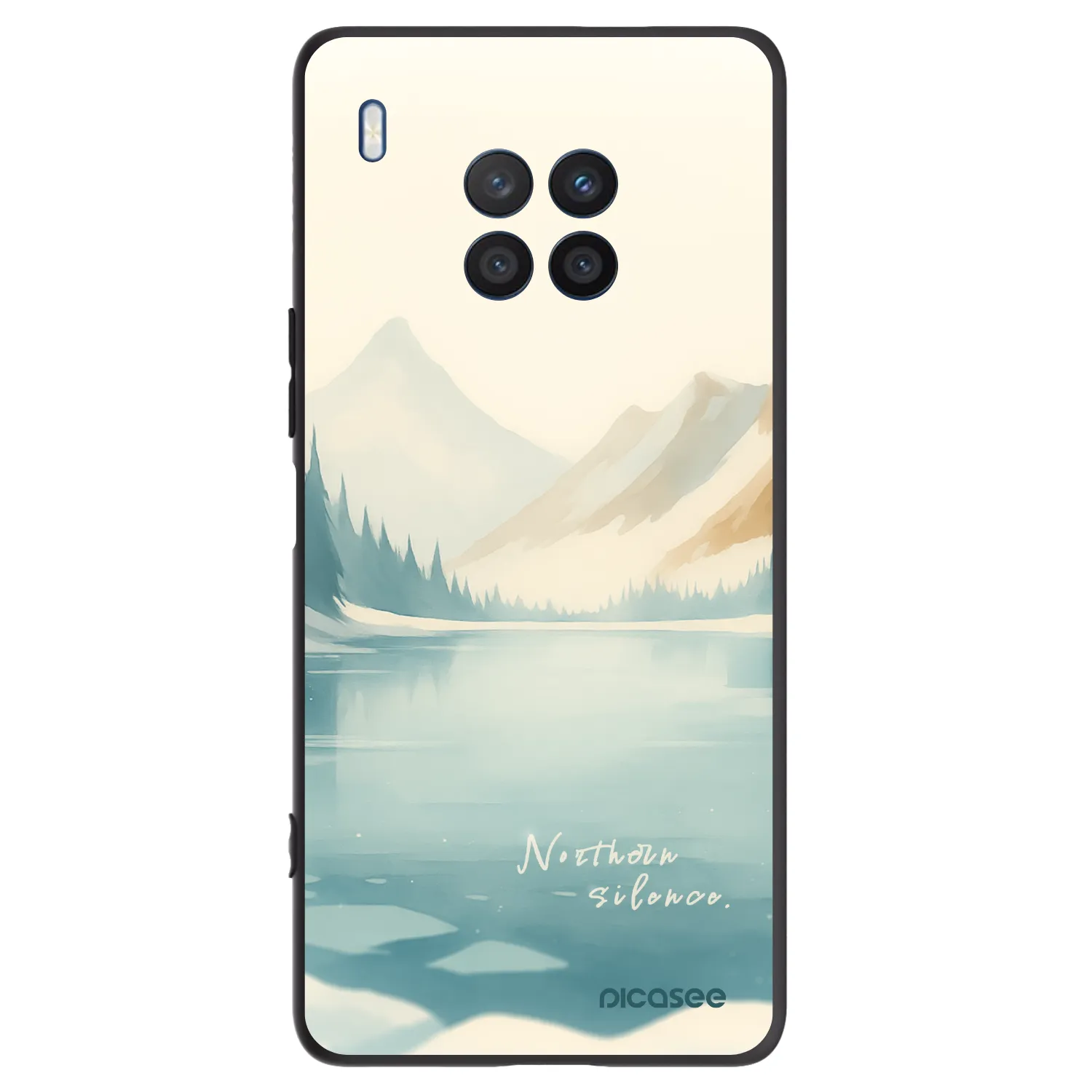 Picasee silikonski črni ovitek za Honor 50 Lite - NOTHERN SILENCE