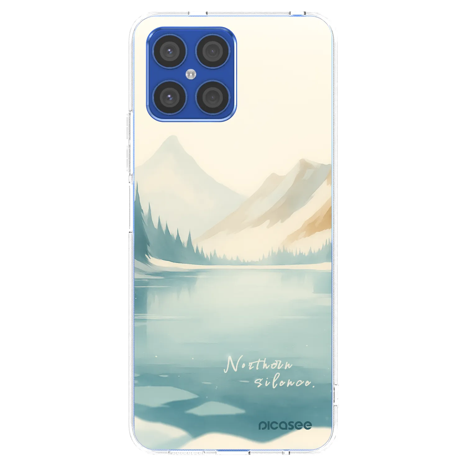 Picasee silikonski prozorni ovitek za Honor X8 4G - NOTHERN SILENCE