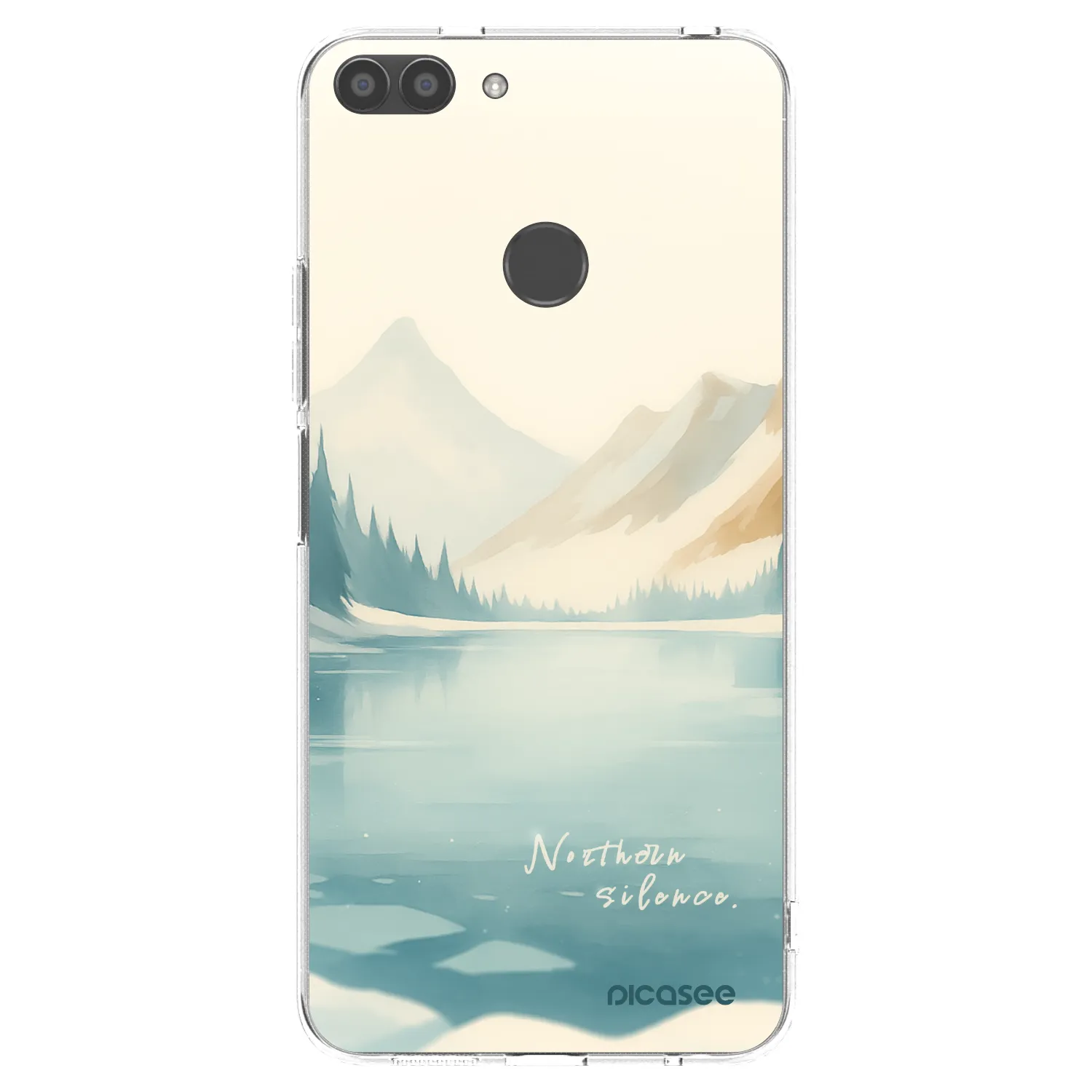 Picasee silikonski prozorni ovitek za Huawei P Smart - NOTHERN SILENCE