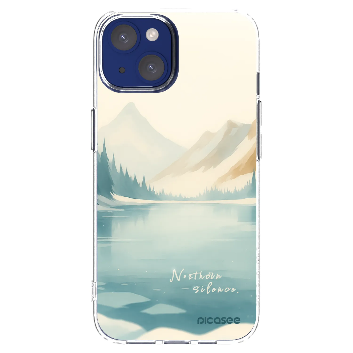 Picasee silikonski prozorni ovitek za Apple iPhone 14 - NOTHERN SILENCE