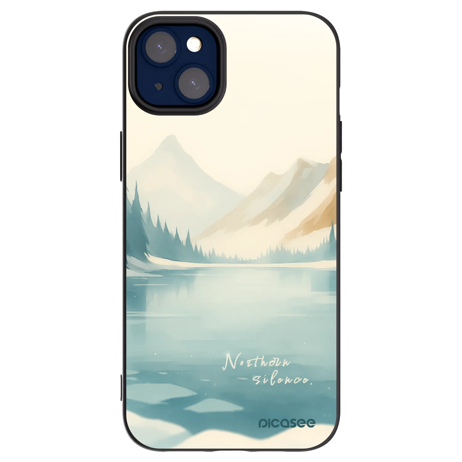 Picasee silikonski črni ovitek za Apple iPhone 14 Plus - NOTHERN SILENCE