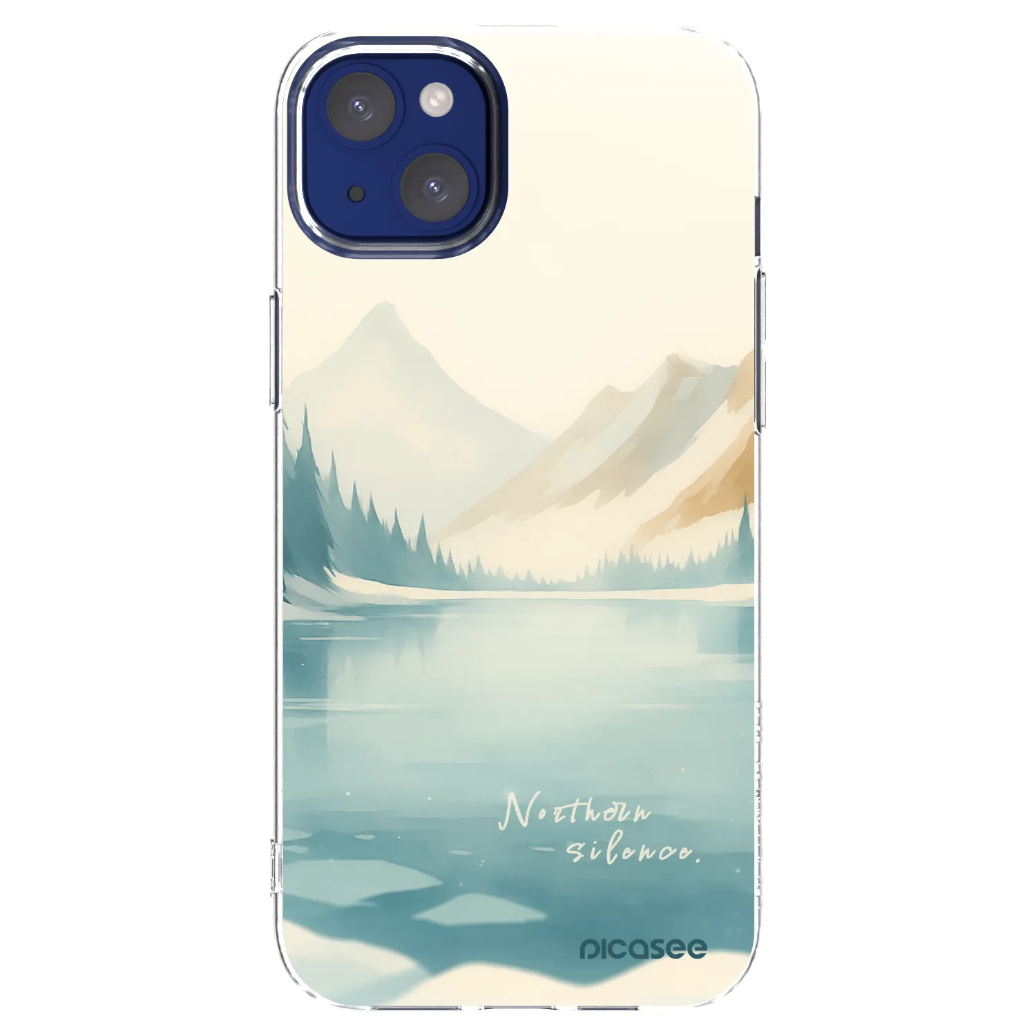 Picasee silikonski prozorni ovitek za Apple iPhone 14 Plus - NOTHERN SILENCE