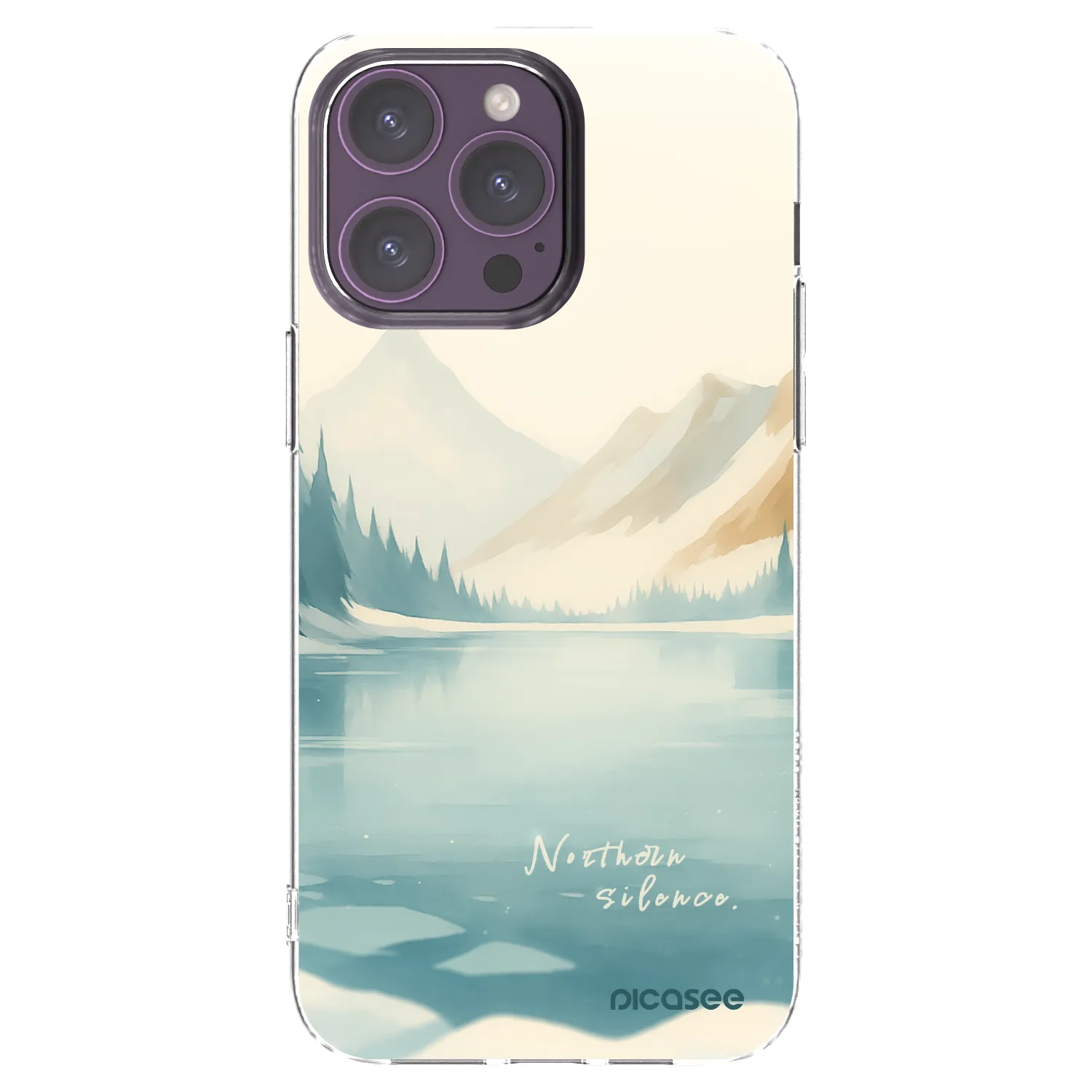 Picasee silikonski prozorni ovitek za Apple iPhone 14 Pro Max - NOTHERN SILENCE