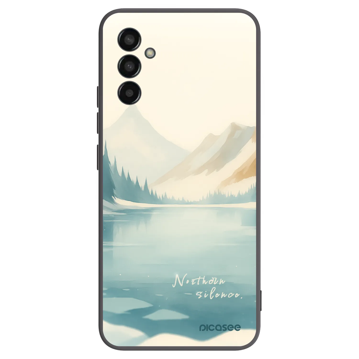 Picasee silikonski črni ovitek za Samsung Galaxy M13 M135F - NOTHERN SILENCE