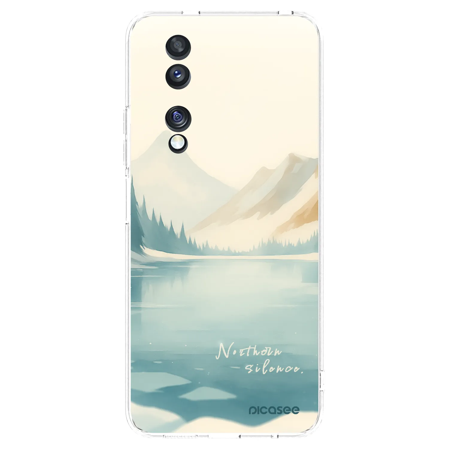 Picasee silikonski prozorni ovitek za Honor 70 - NOTHERN SILENCE