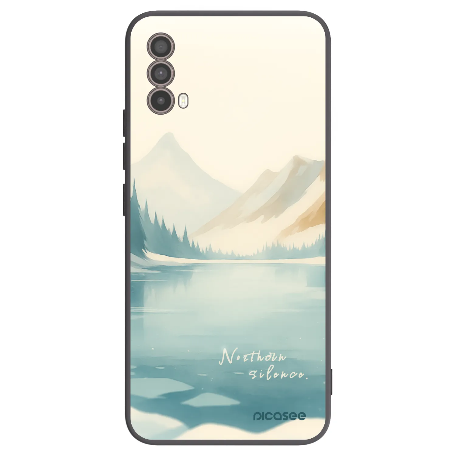 Picasee silikonski črni ovitek za Motorola Moto E40 - NOTHERN SILENCE