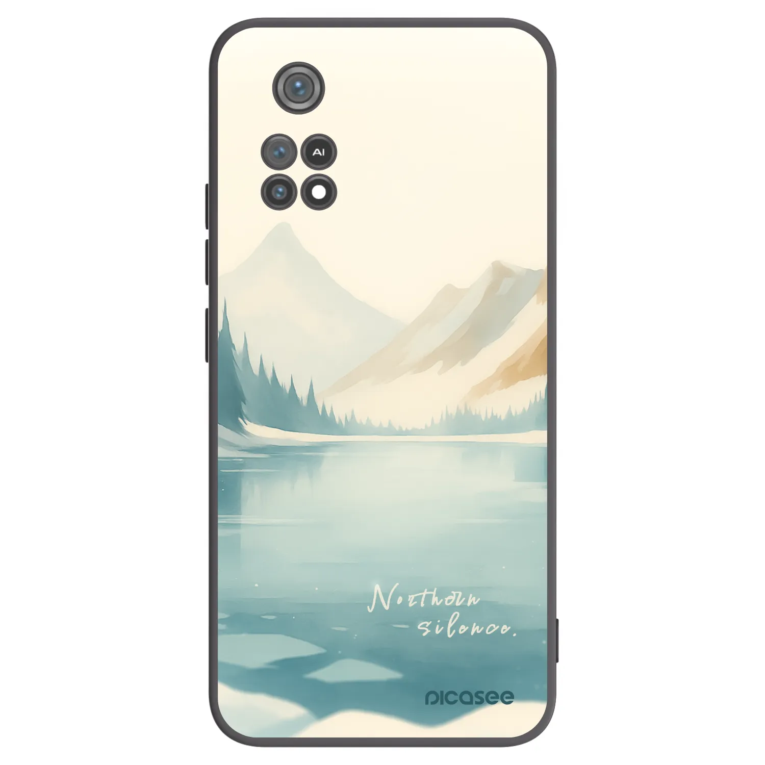 Picasee silikonski črni ovitek za Xiaomi Poco M4 Pro - NOTHERN SILENCE