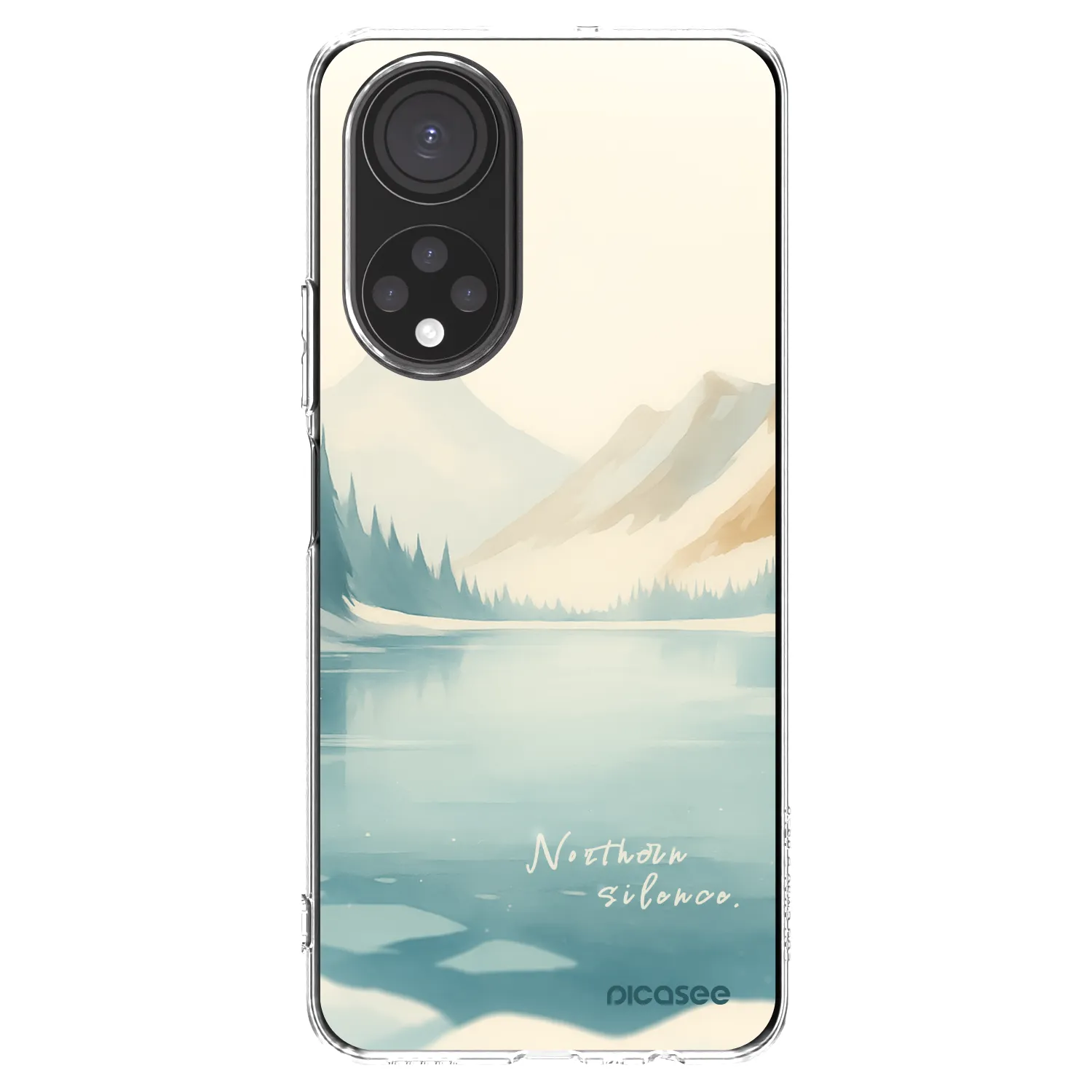 Picasee silikonski prozorni ovitek za Honor X7 - NOTHERN SILENCE