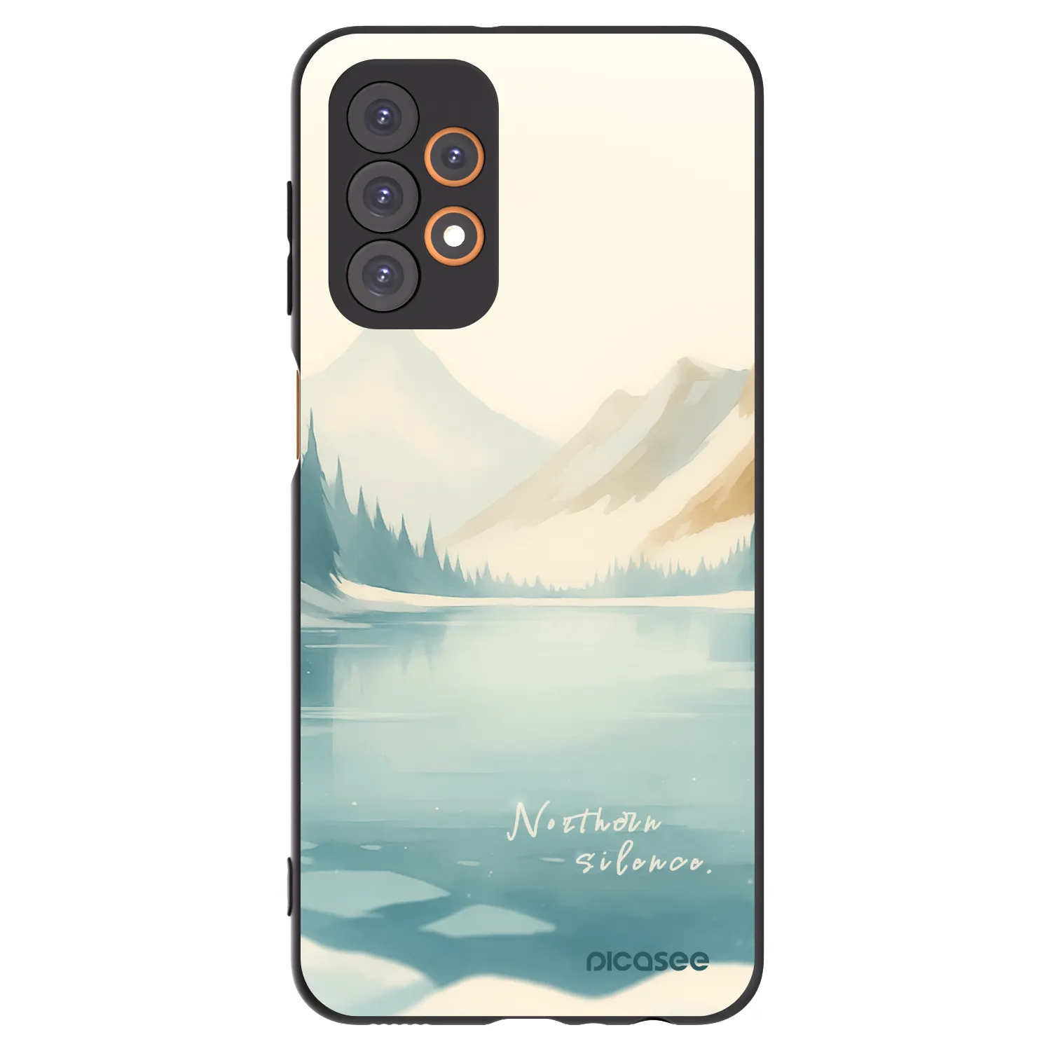 Picasee silikonski črni ovitek za Samsung Galaxy A23 A235F 4G - NOTHERN SILENCE