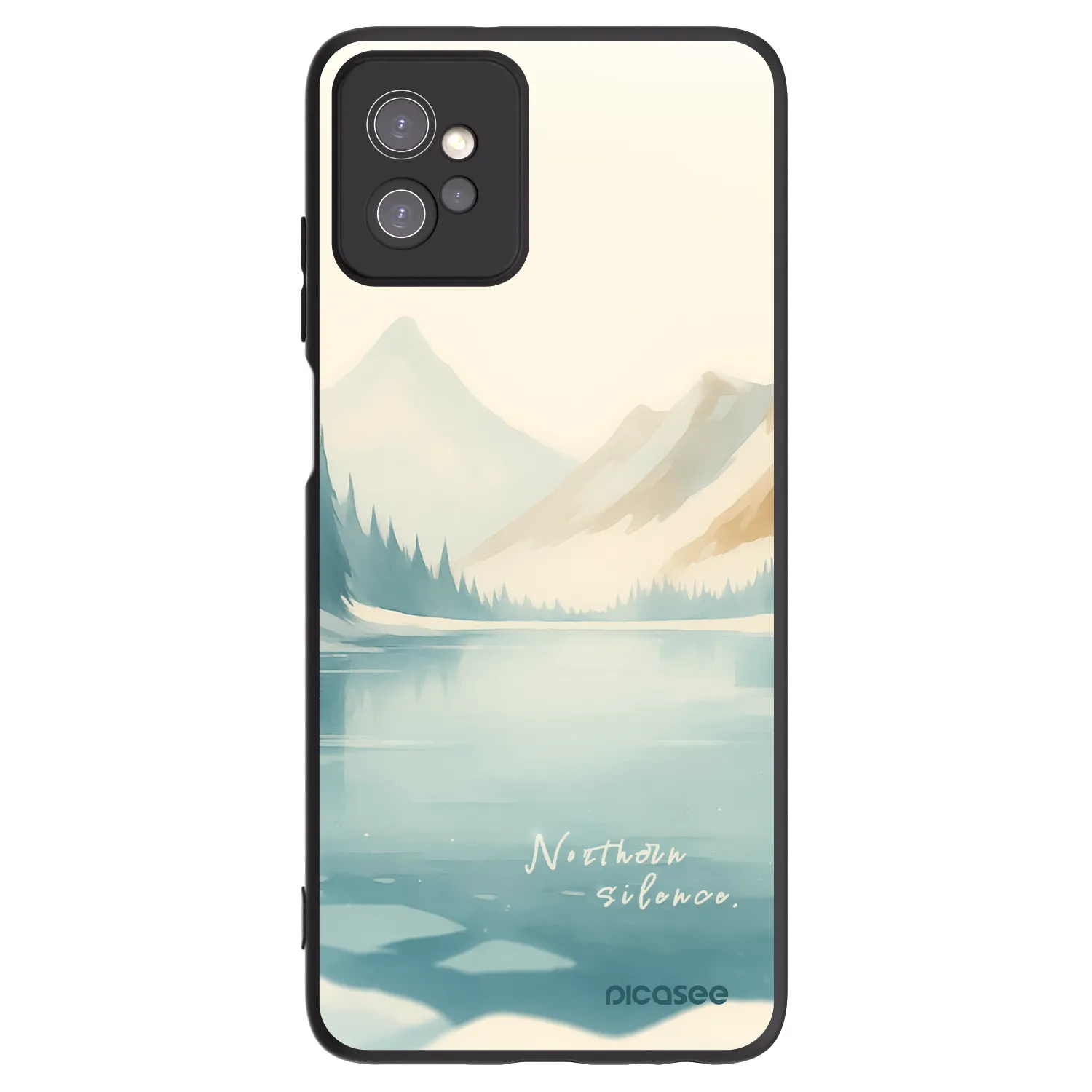 Picasee silikonski črni ovitek za Motorola Moto G32 - NOTHERN SILENCE