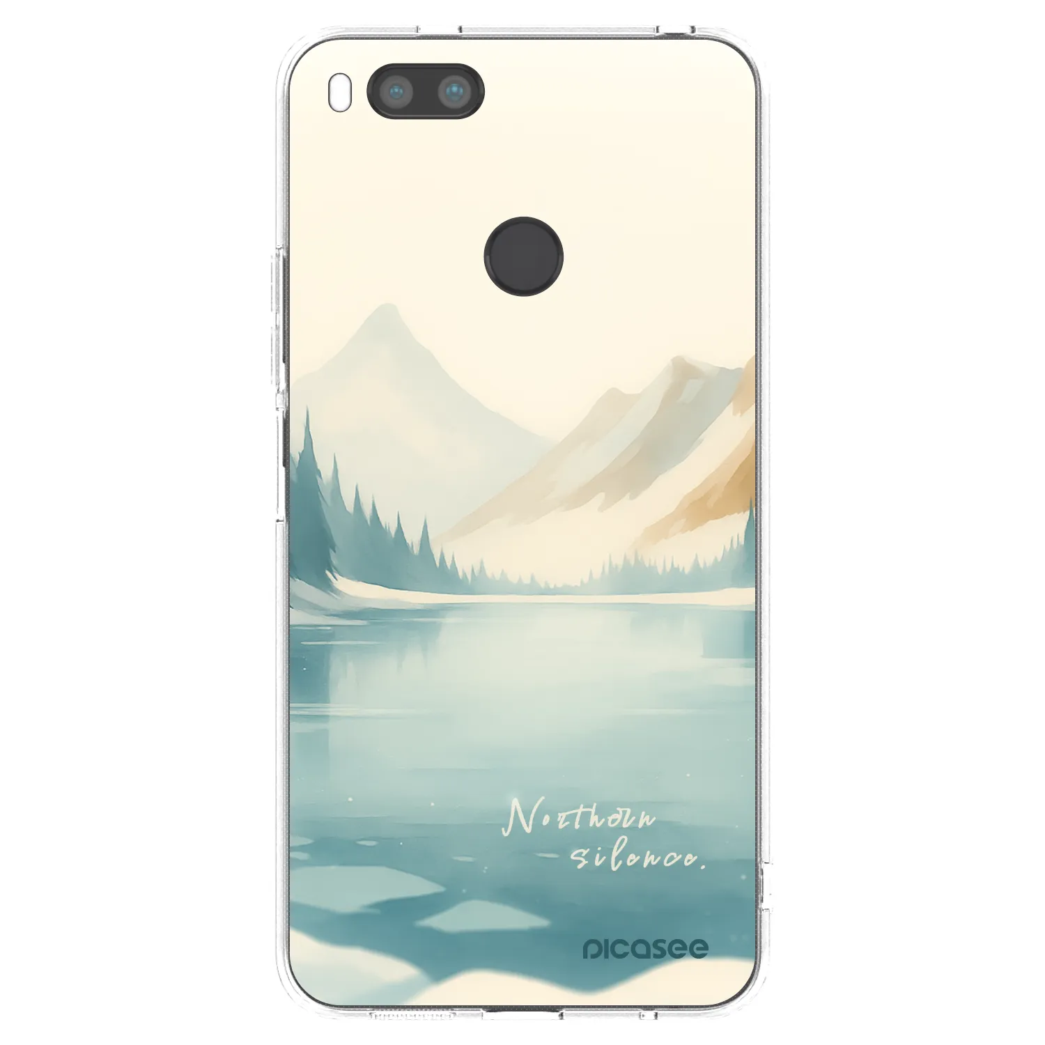 Picasee silikonski prozorni ovitek za Xiaomi Redmi A1 - NOTHERN SILENCE