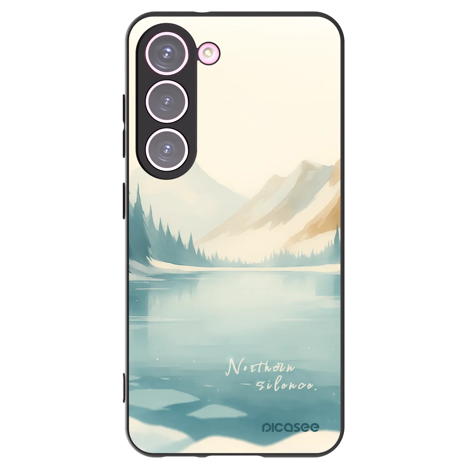Picasee silikonski črni ovitek za Samsung Galaxy S23 5G - NOTHERN SILENCE