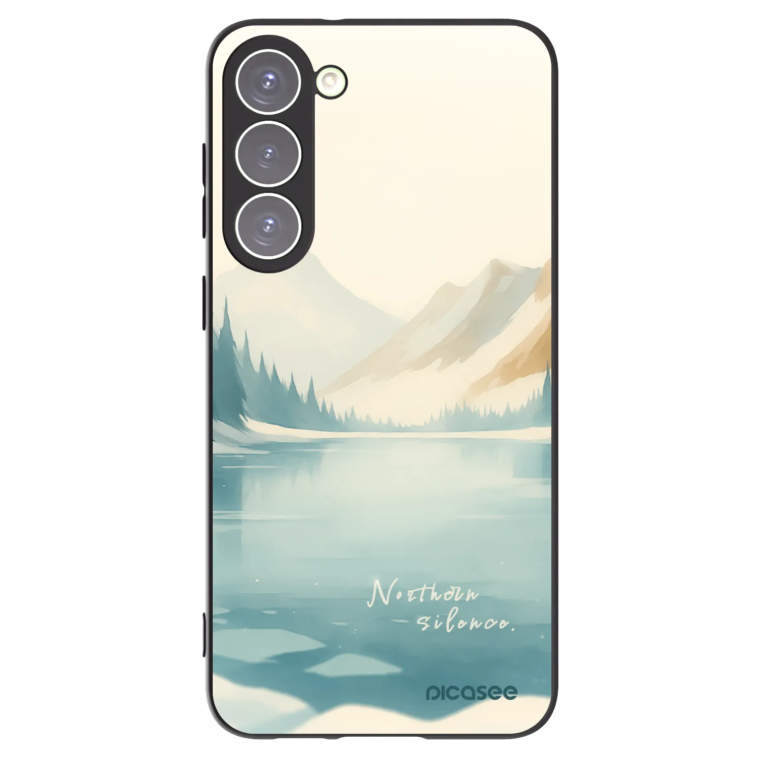 Picasee silikonski črni ovitek za Samsung Galaxy S23+ 5G - NOTHERN SILENCE