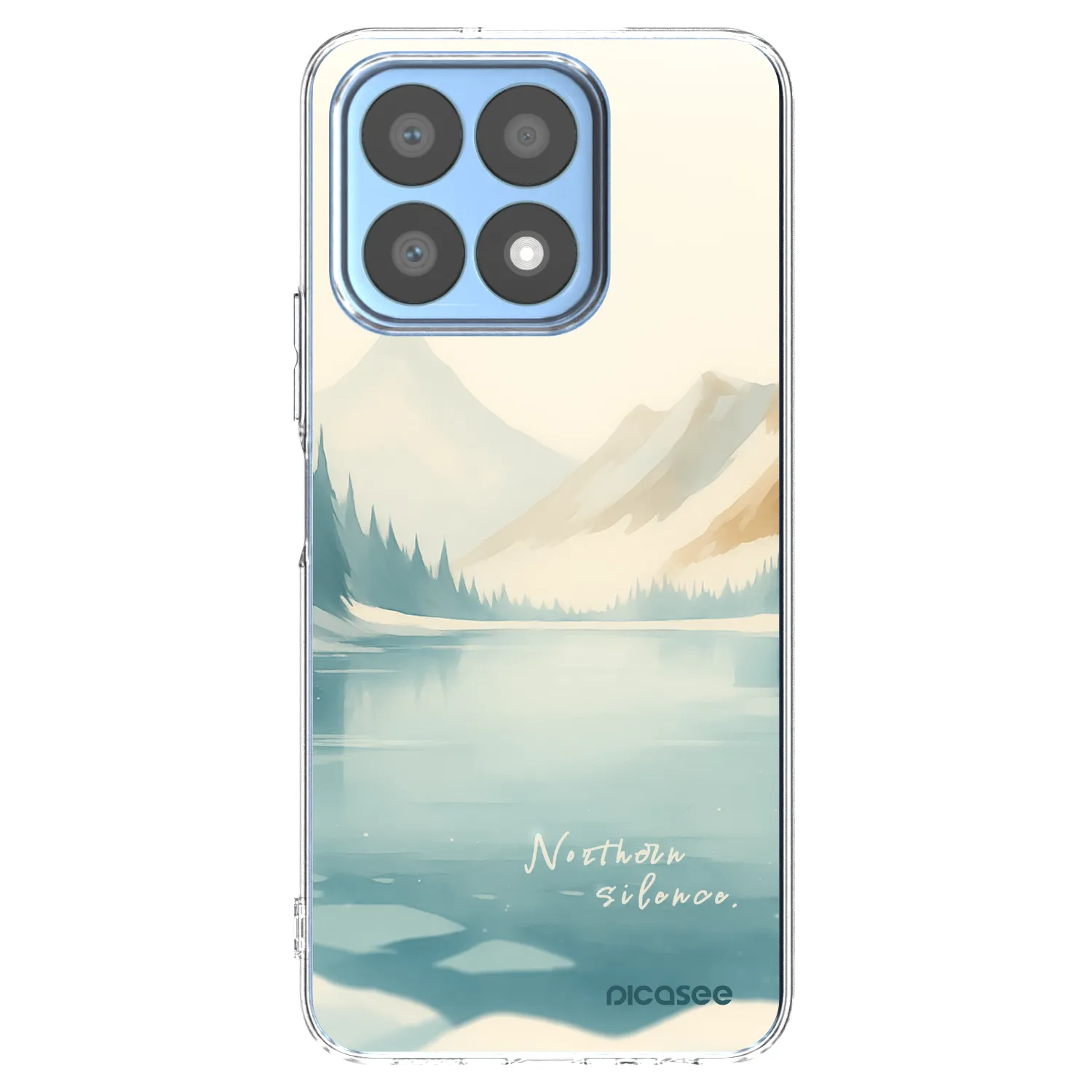 Picasee silikonski prozorni ovitek za Honor X8a - NOTHERN SILENCE
