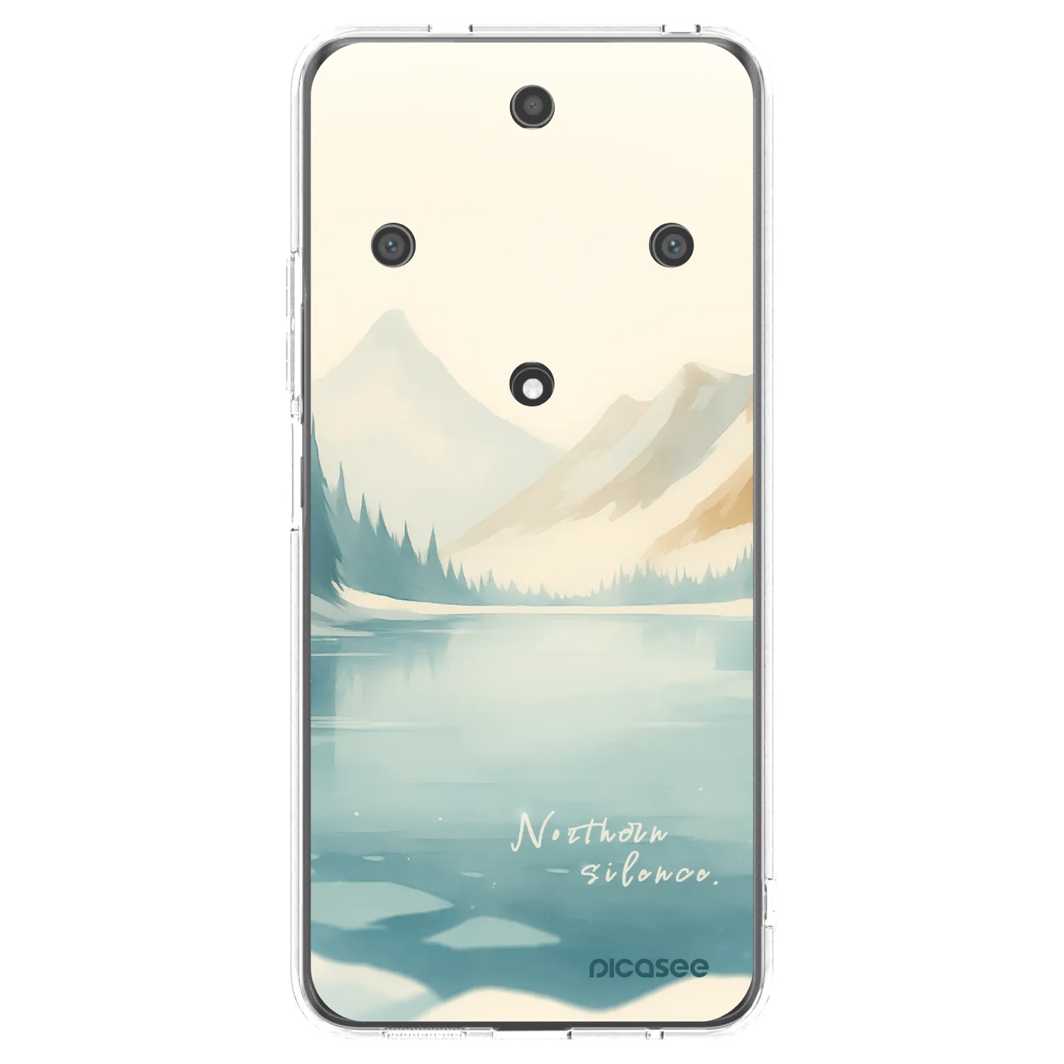 Picasee silikonski prozorni ovitek za Honor Magic5 Lite 5G - NOTHERN SILENCE