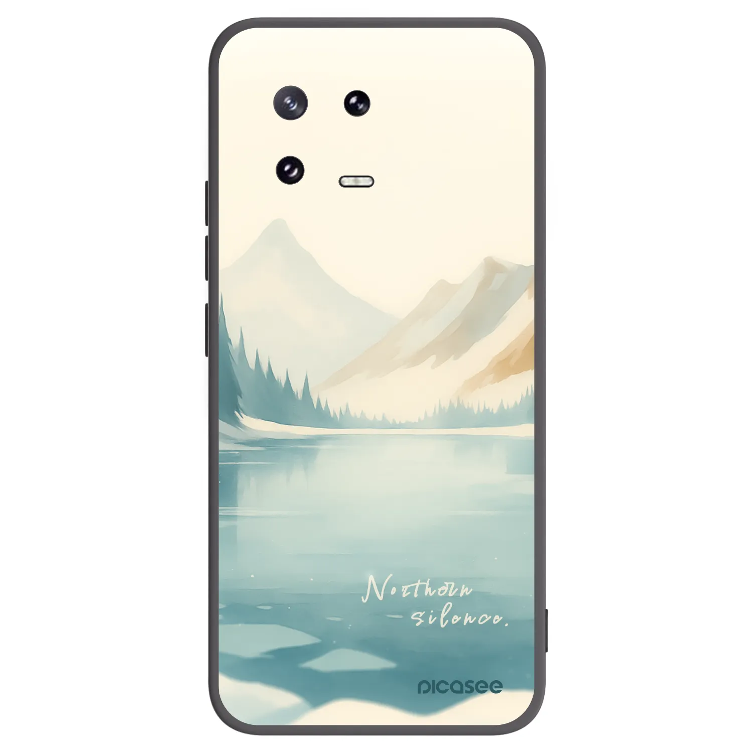 Picasee silikonski črni ovitek za Xiaomi 13 Pro - NOTHERN SILENCE