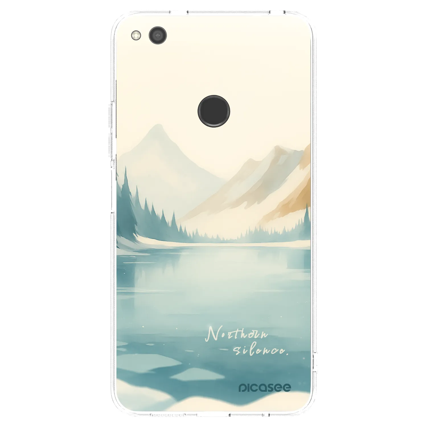 Picasee silikonski prozorni ovitek za Huawei P9 Lite 2017 - NOTHERN SILENCE