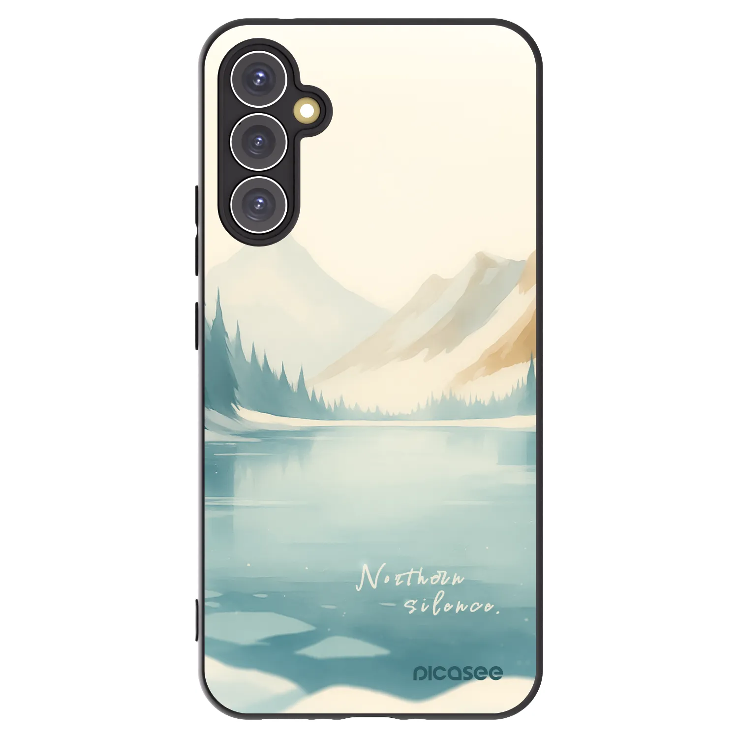 Picasee silikonski črni ovitek za Samsung Galaxy A34 5G A346B - NOTHERN SILENCE