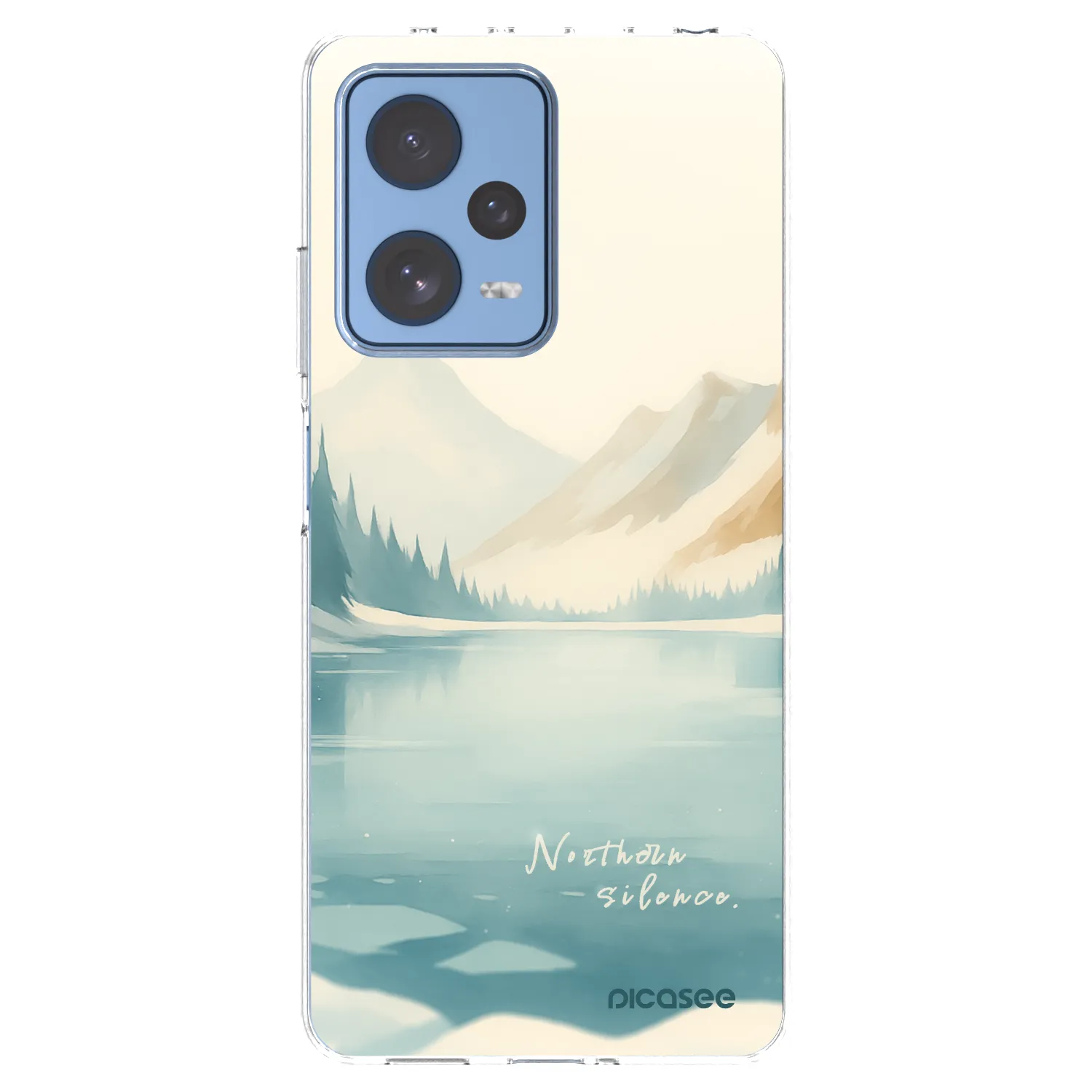 Picasee silikonski prozorni ovitek za Xiaomi Redmi Note 12 Pro 5G - NOTHERN SILENCE