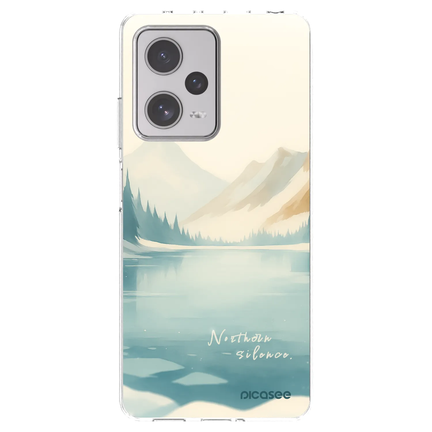 Picasee silikonski prozorni ovitek za Xiaomi Redmi Note 12 Pro+ 5G - NOTHERN SILENCE