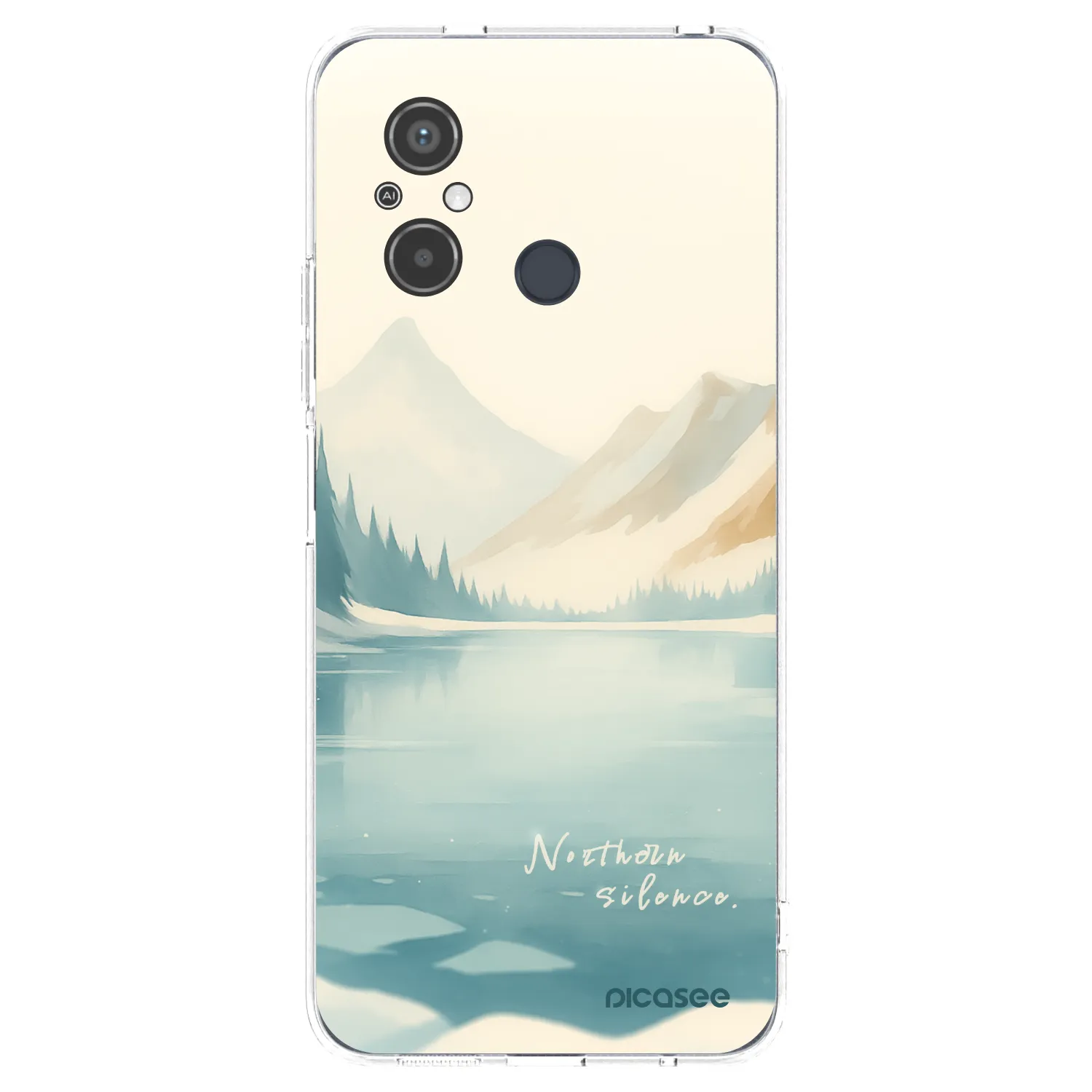 Picasee silikonski prozorni ovitek za Xiaomi Redmi 12C - NOTHERN SILENCE