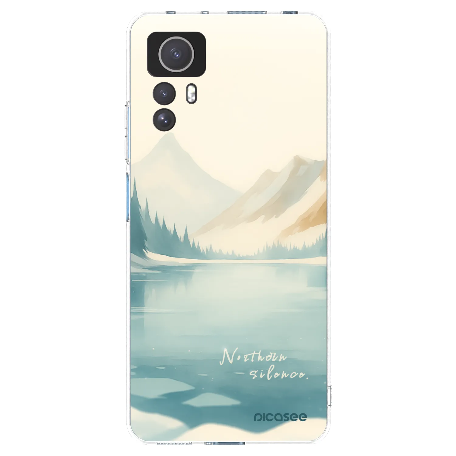 Picasee silikonski prozorni ovitek za Xiaomi Redmi Note 12S - NOTHERN SILENCE