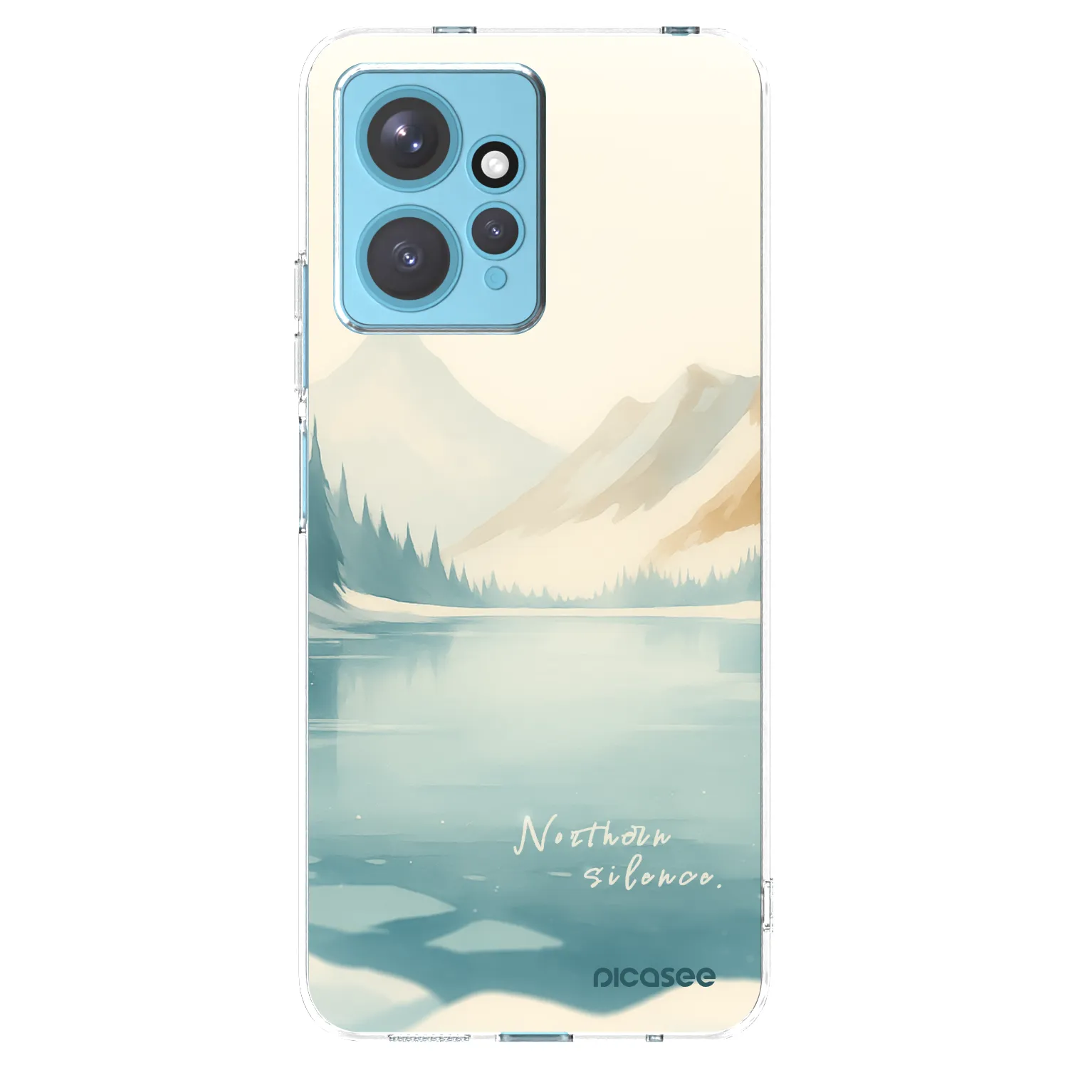 Picasee silikonski prozorni ovitek za Xiaomi Redmi Note 12 4G - NOTHERN SILENCE