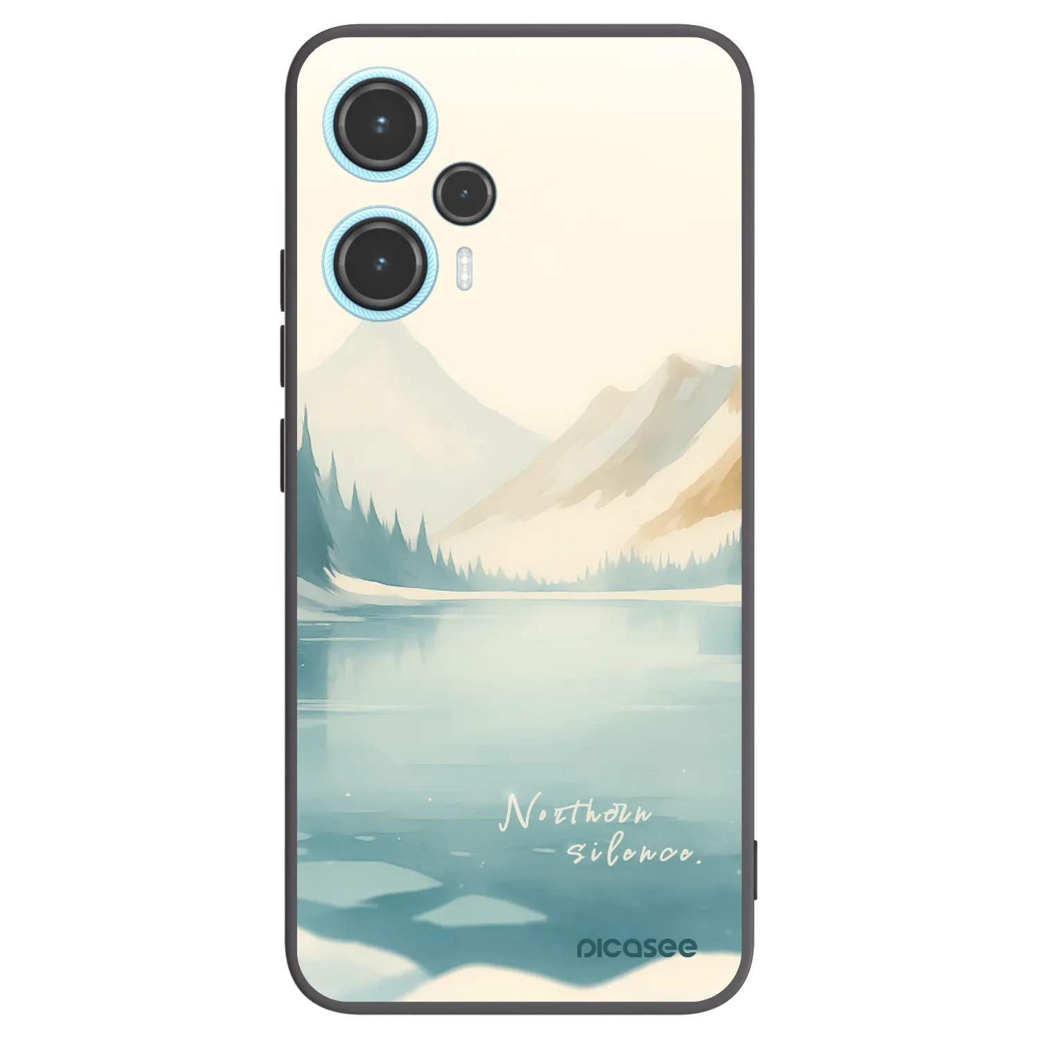 Picasee silikonski črni ovitek za Xiaomi Poco F5 - NOTHERN SILENCE