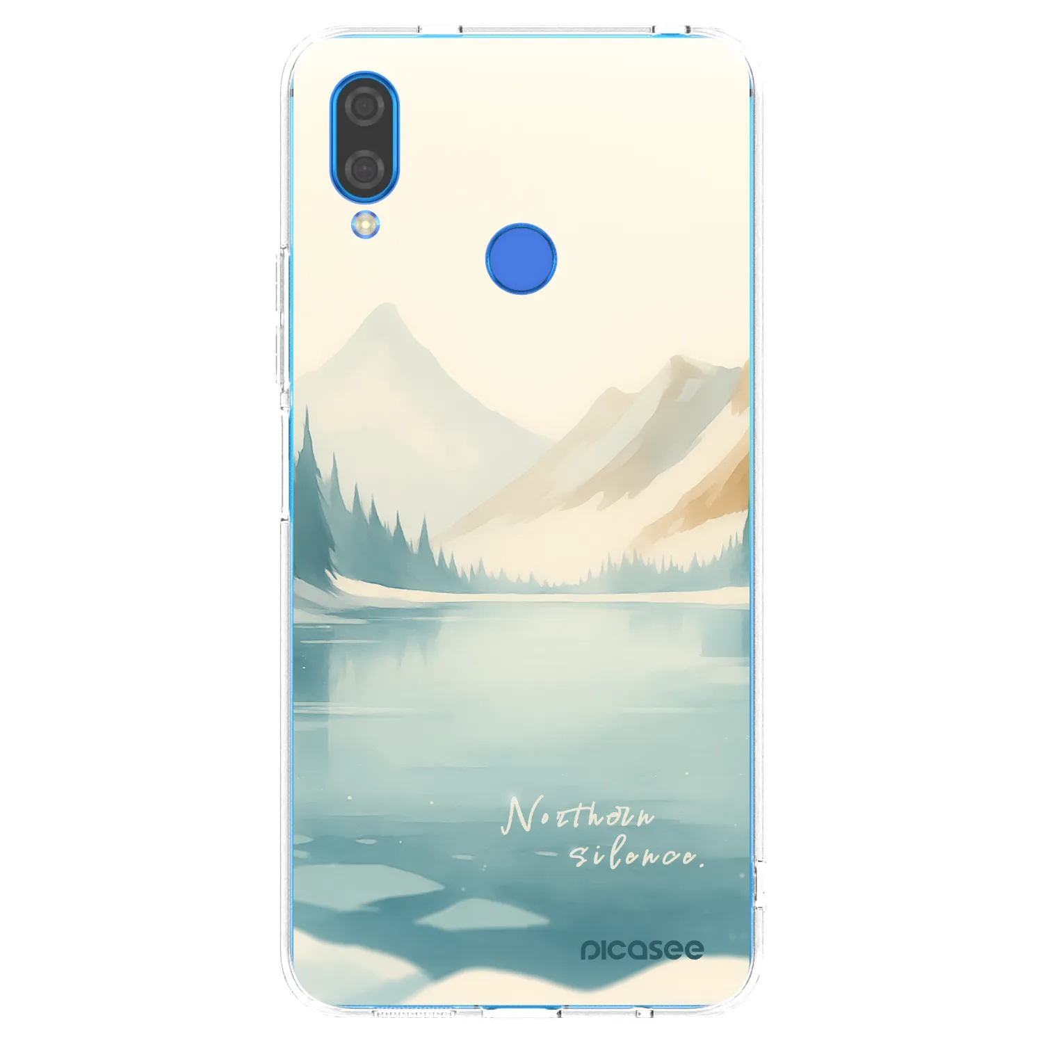Picasee silikonski prozorni ovitek za Huawei Nova 3 - NOTHERN SILENCE