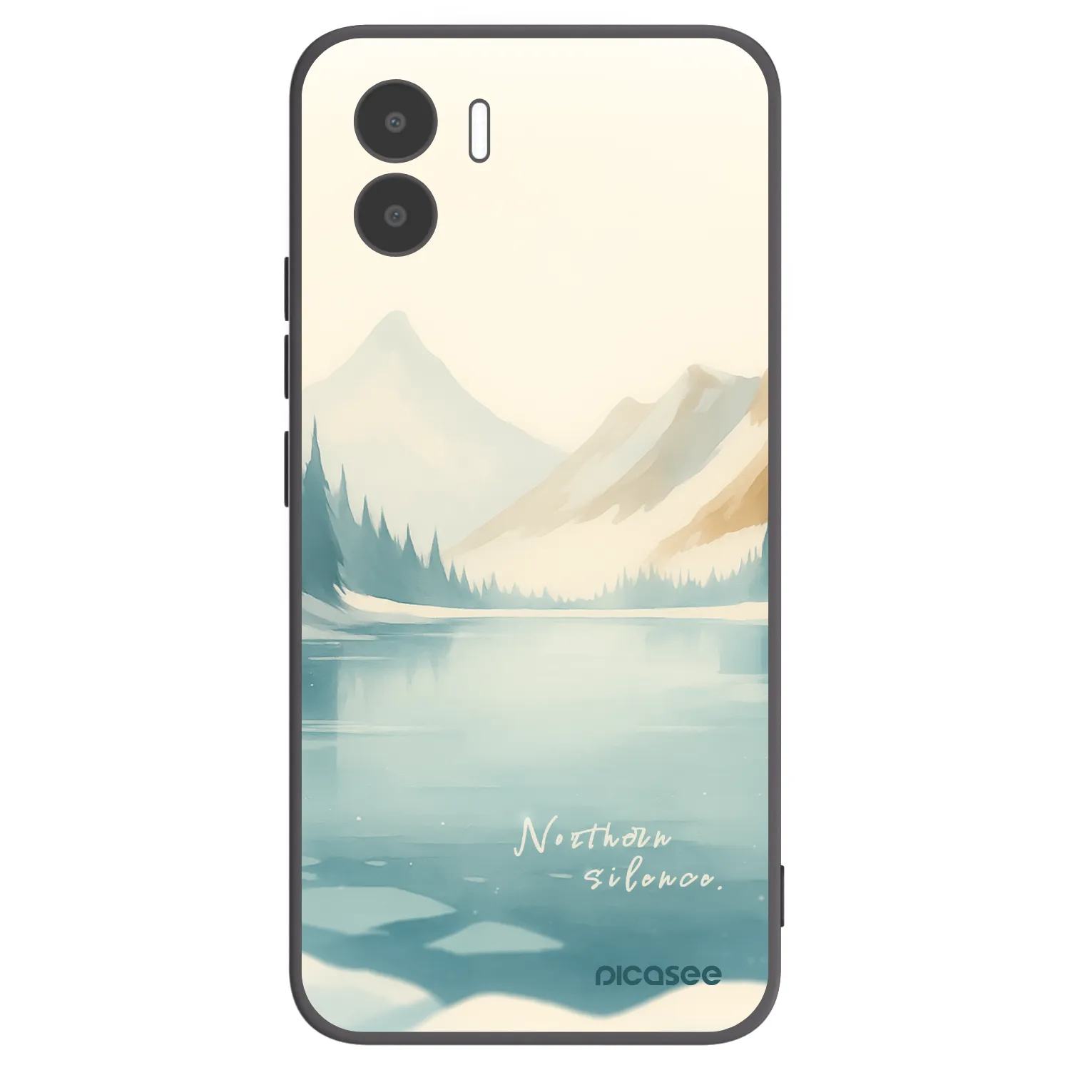 Picasee silikonski črni ovitek za Xiaomi Redmi A2 - NOTHERN SILENCE