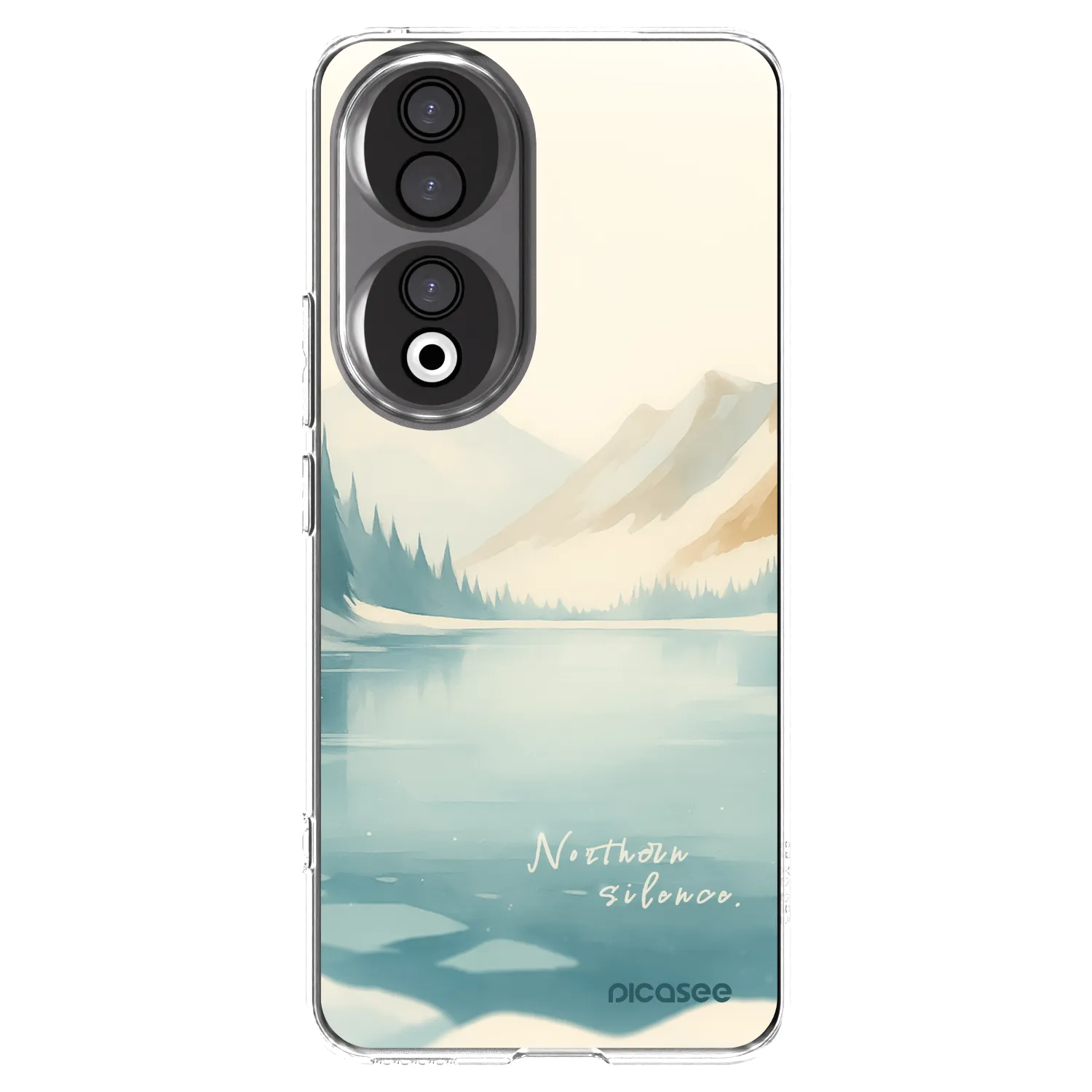 Picasee silikonski prozorni ovitek za Honor 90 5G - NOTHERN SILENCE