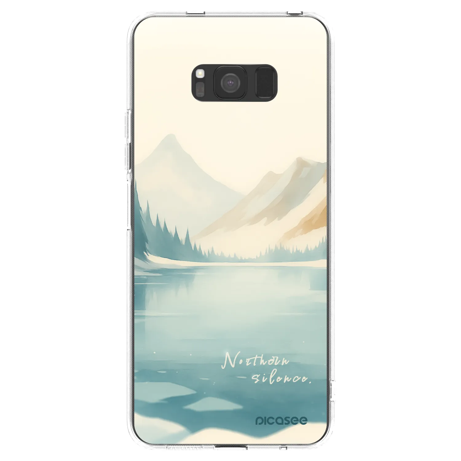 Picasee silikonski prozorni ovitek za Samsung Galaxy S8 G950F - NOTHERN SILENCE