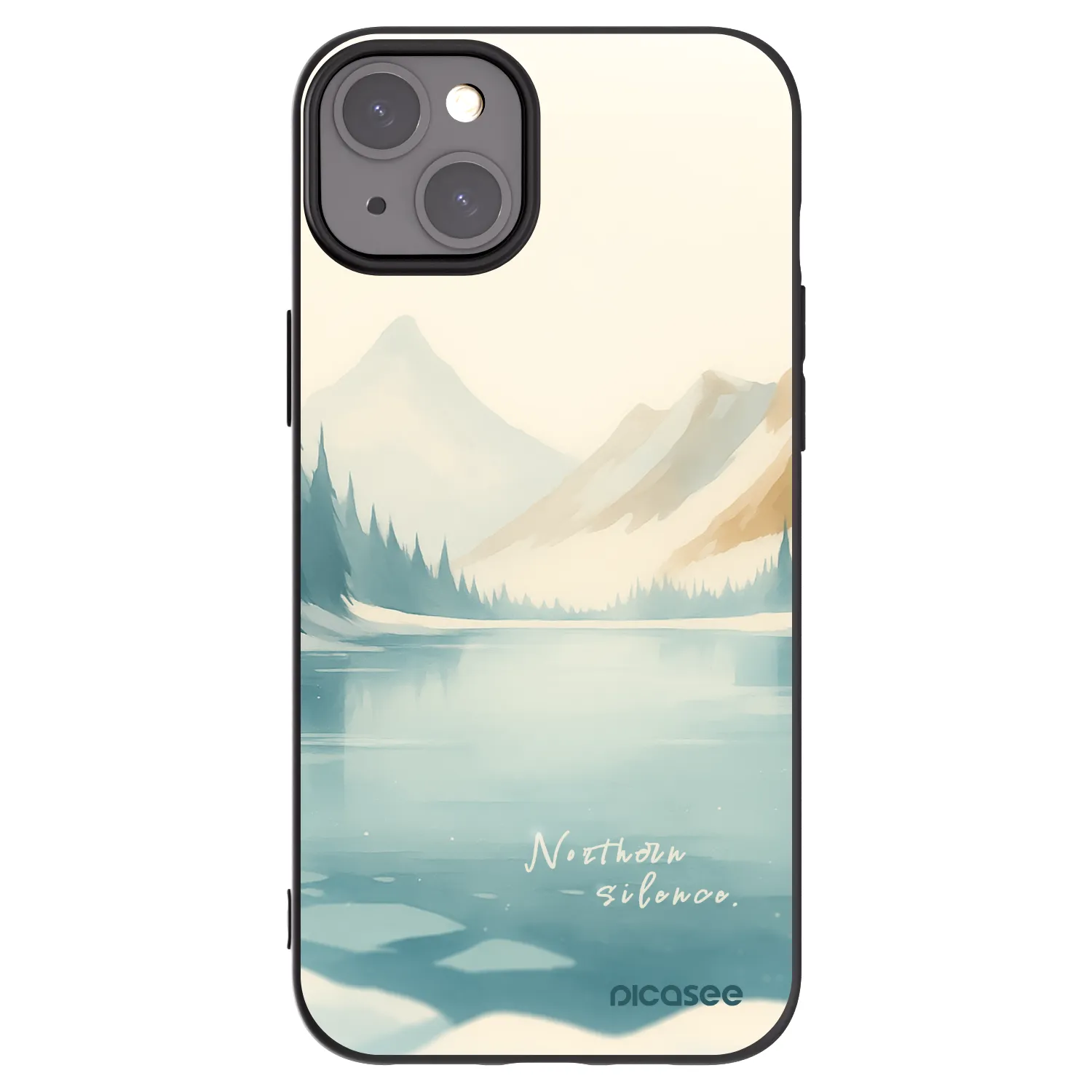Picasee silikonski črni ovitek za Apple iPhone 15 Plus - NOTHERN SILENCE