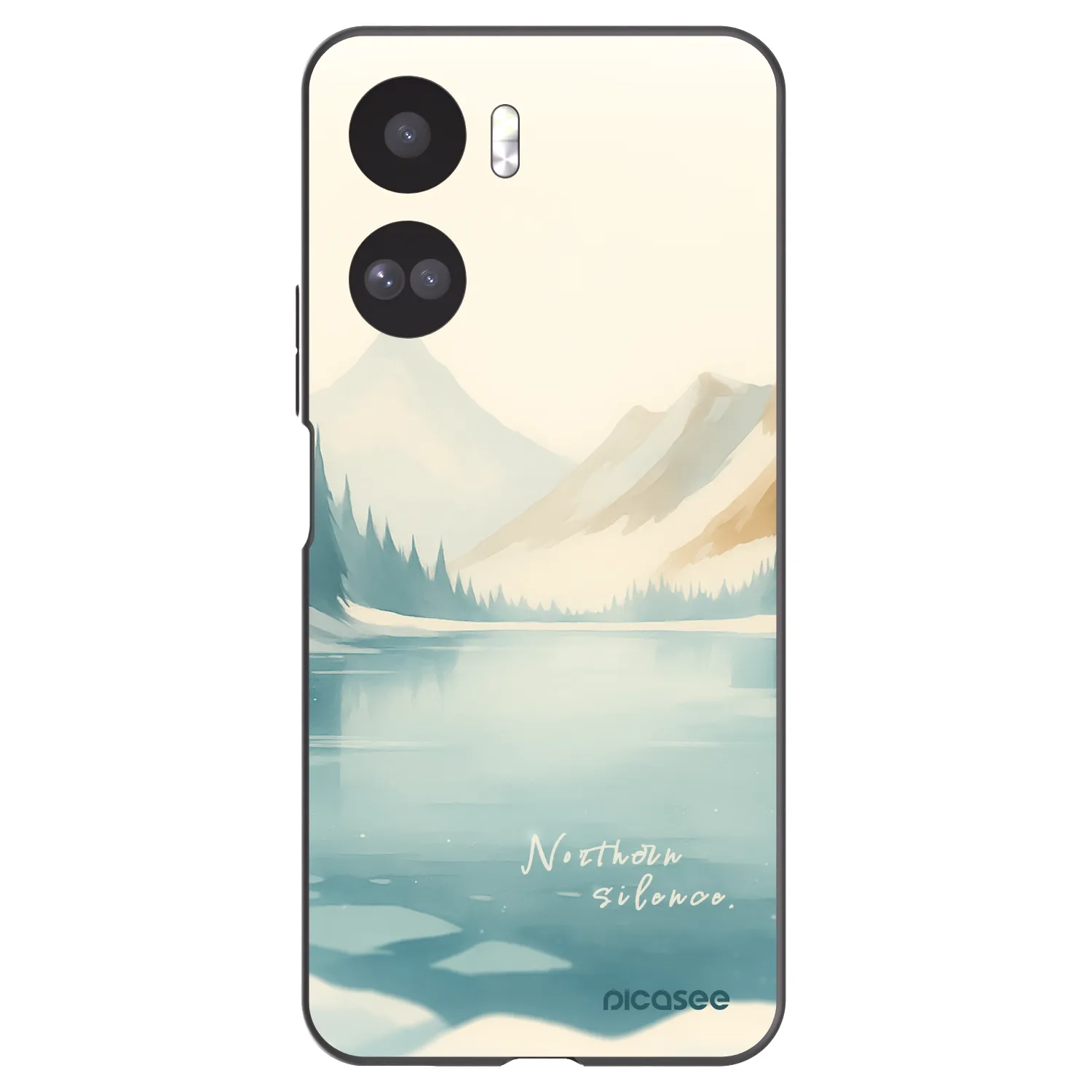 Picasee silikonski črni ovitek za Honor 90 Lite 5G - NOTHERN SILENCE
