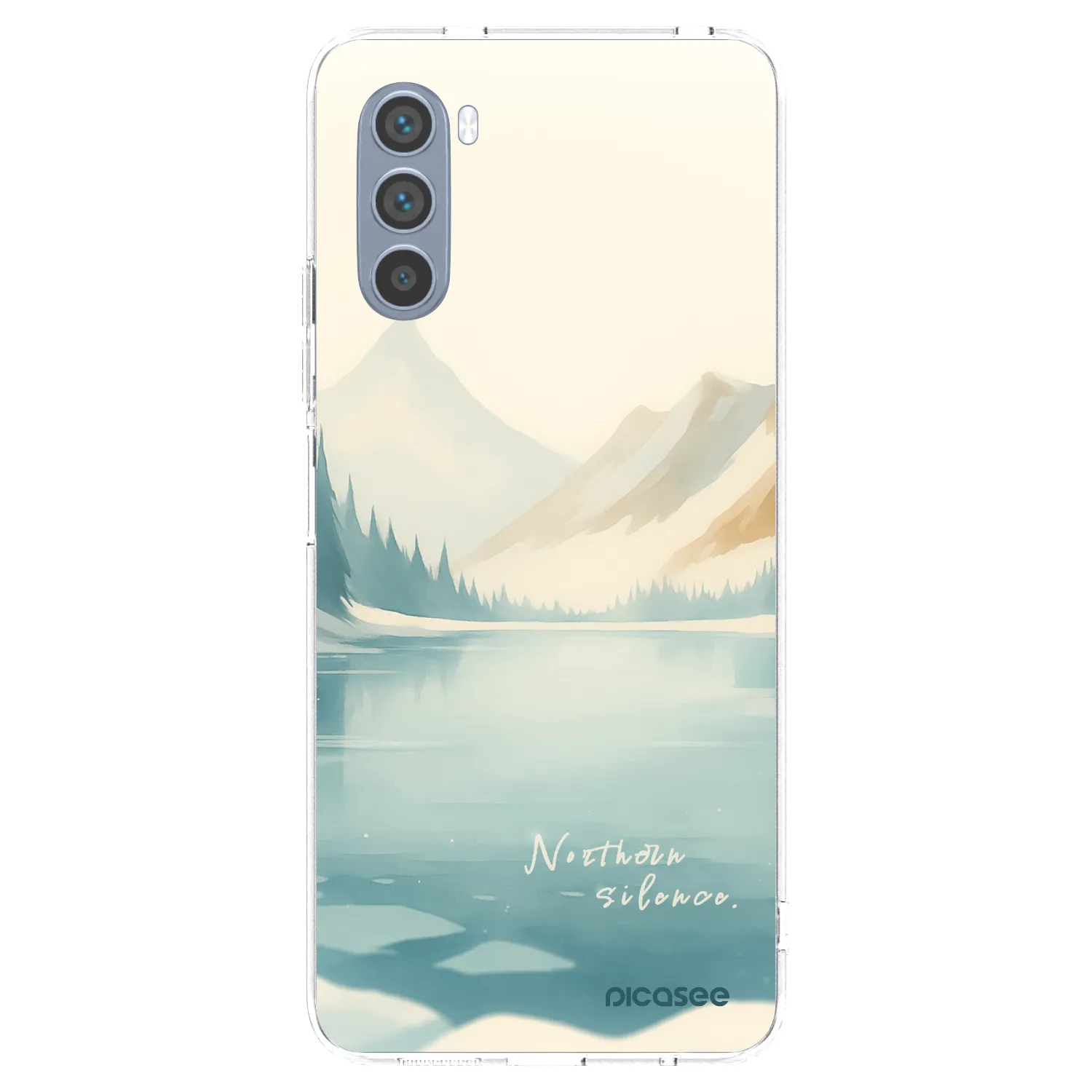 Picasee silikonski prozorni ovitek za Motorola Moto G62 - NOTHERN SILENCE