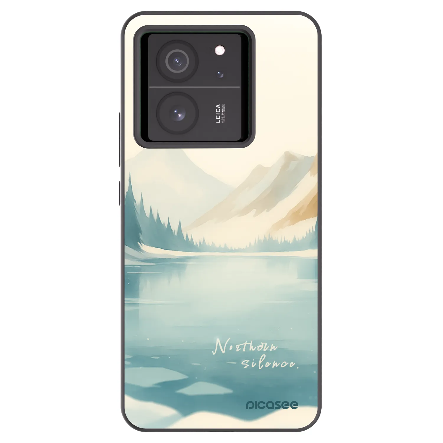 Picasee silikonski črni ovitek za Xiaomi 13T Pro - NOTHERN SILENCE