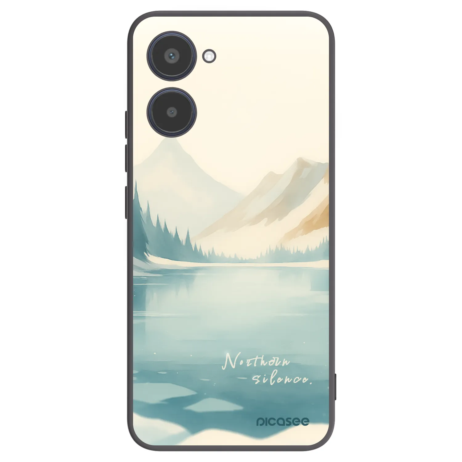 Picasee silikonski črni ovitek za Realme 10 4G - NOTHERN SILENCE