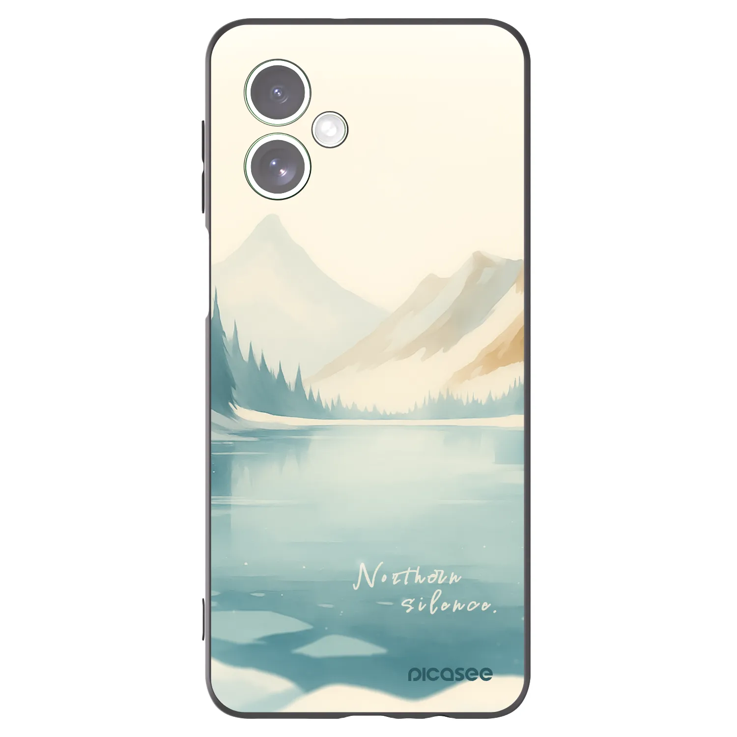Picasee silikonski črni ovitek za Motorola Moto G54 5G - NOTHERN SILENCE