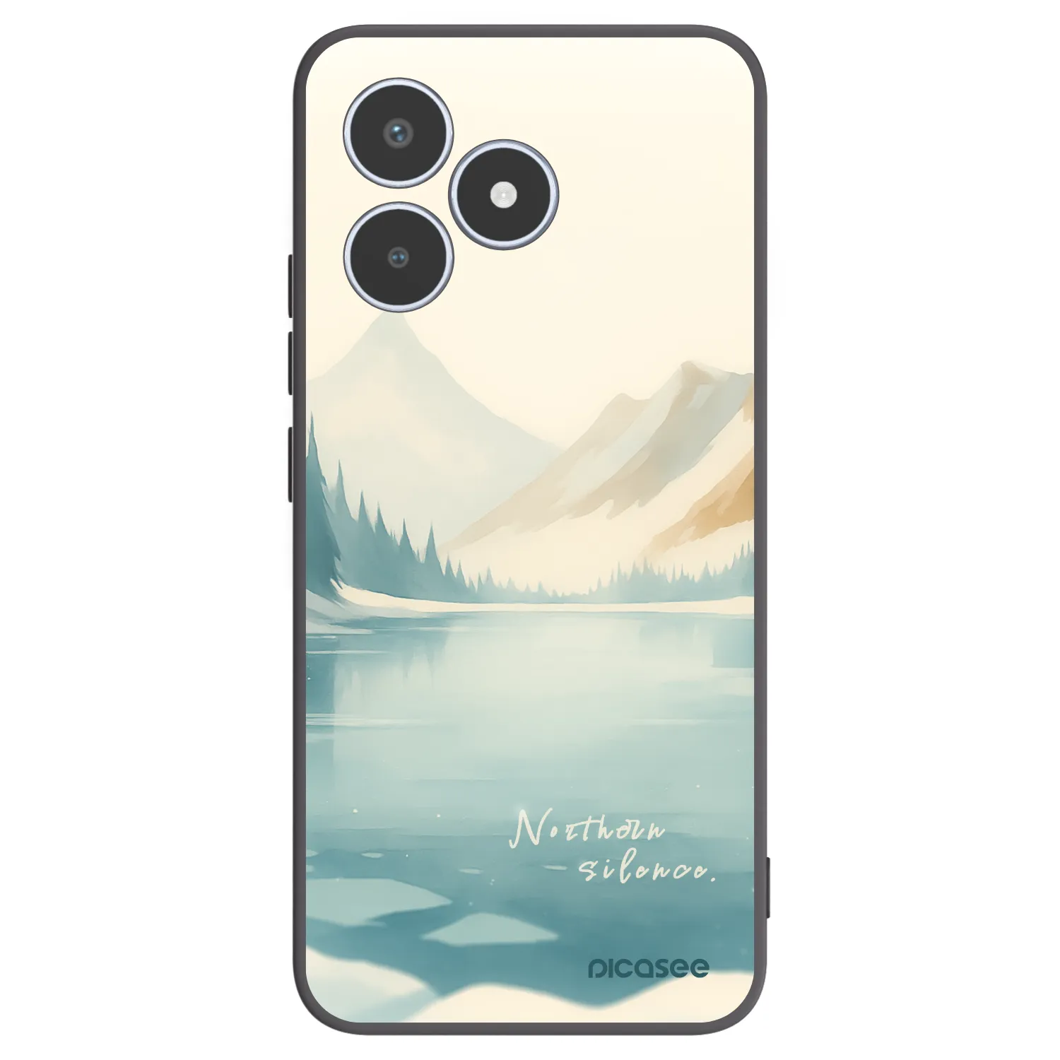 Picasee silikonski črni ovitek za Realme C53 - NOTHERN SILENCE
