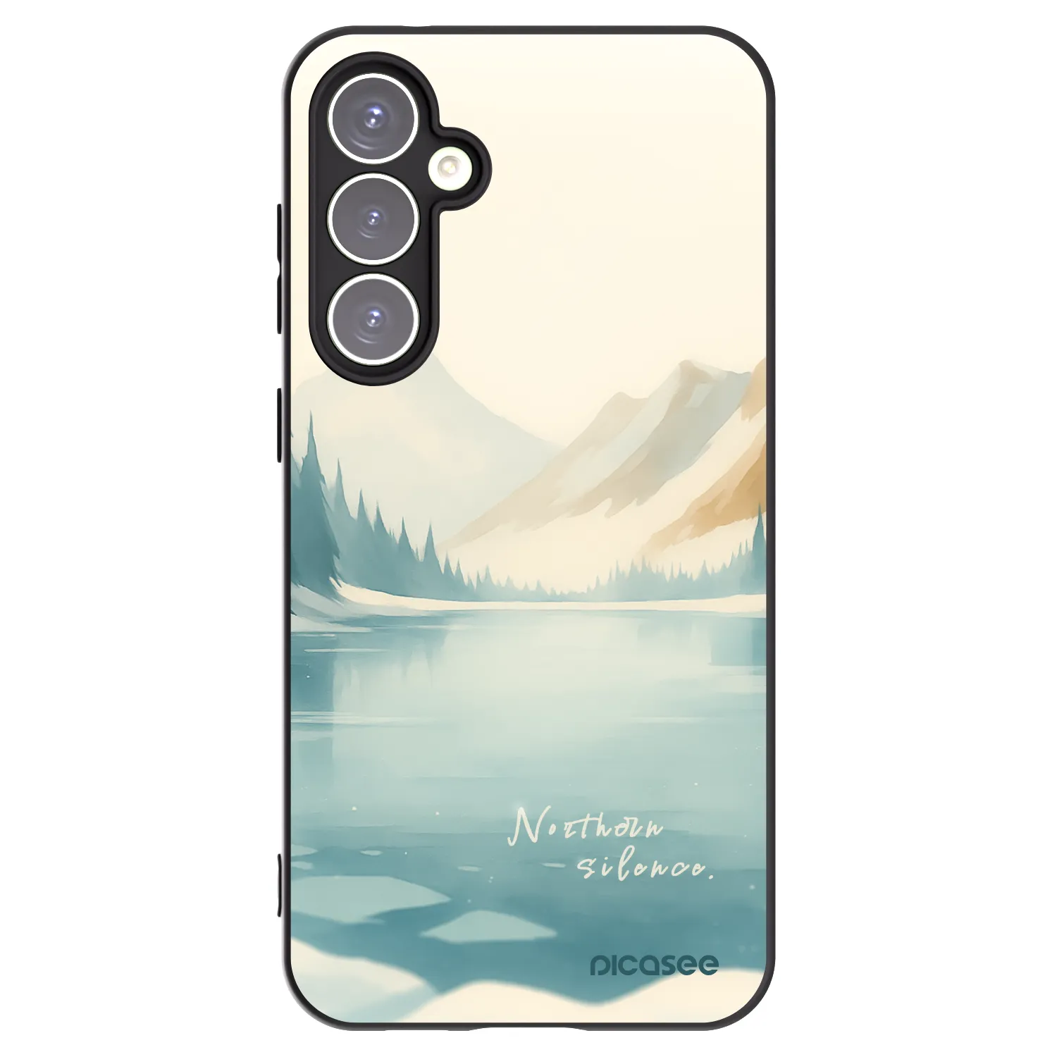 Picasee silikonski črni ovitek za Samsung Galaxy S23 FE S711B - NOTHERN SILENCE