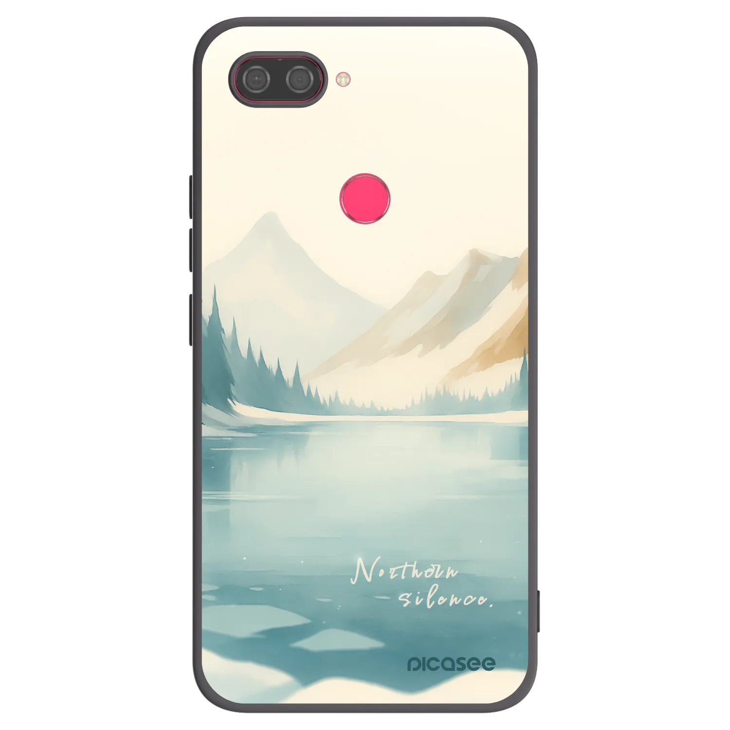 Picasee silikonski črni ovitek za Xiaomi Mi 8 Lite - NOTHERN SILENCE