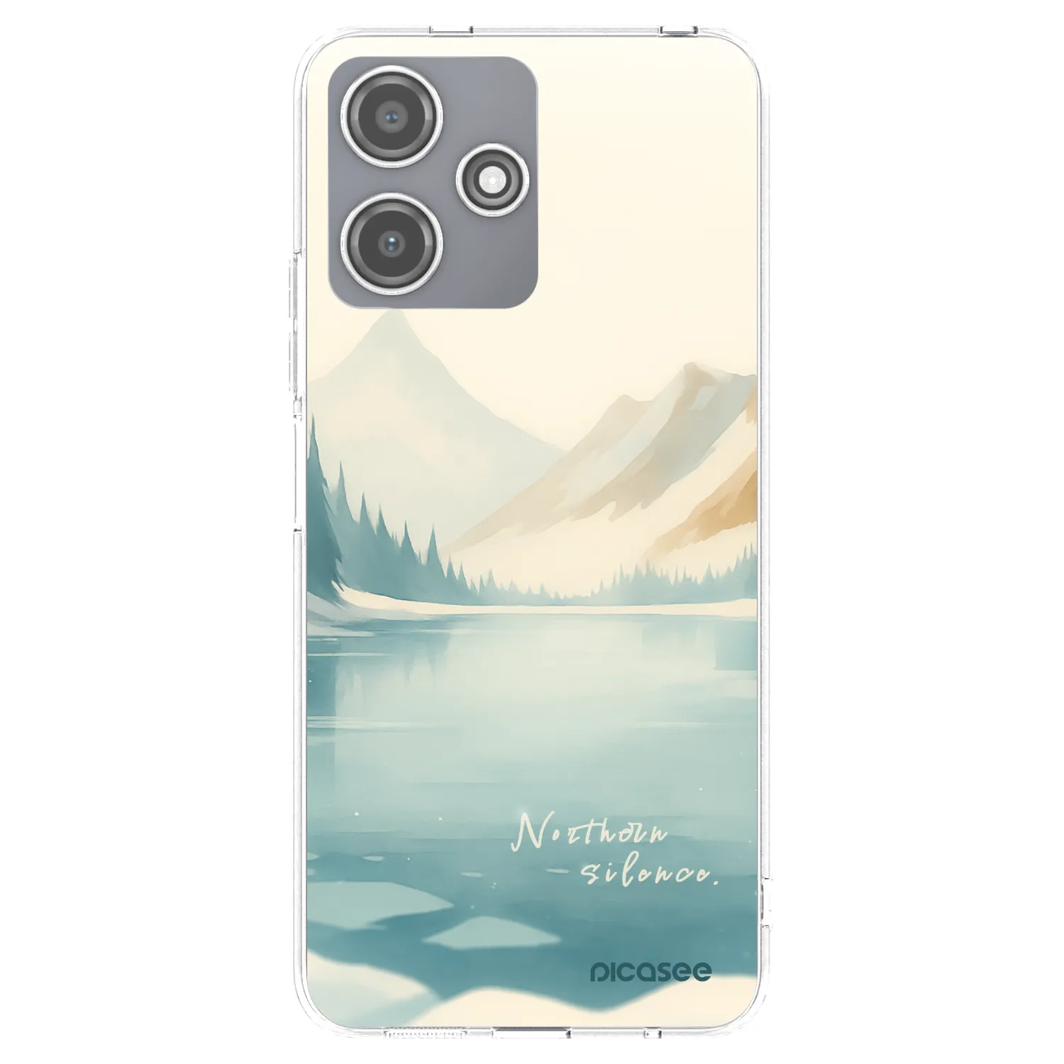 Picasee silikonski prozorni ovitek za Xiaomi Redmi 12 5G - NOTHERN SILENCE