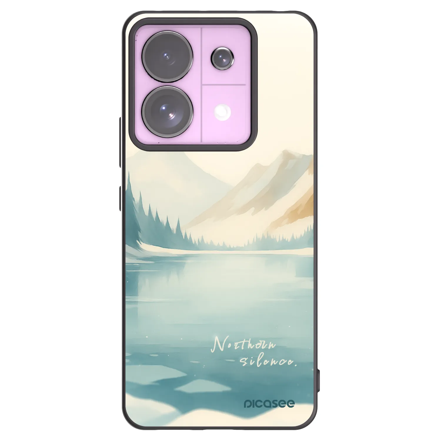 Picasee silikonski črni ovitek za Xiaomi Redmi Note 13 Pro 5G - NOTHERN SILENCE