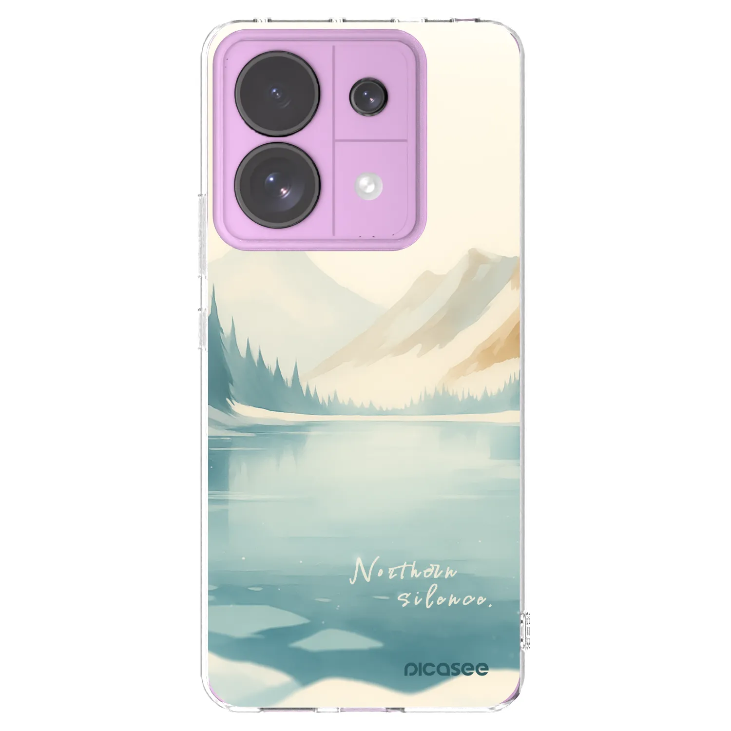 Picasee silikonski prozorni ovitek za Xiaomi Redmi Note 13 Pro 5G - NOTHERN SILENCE