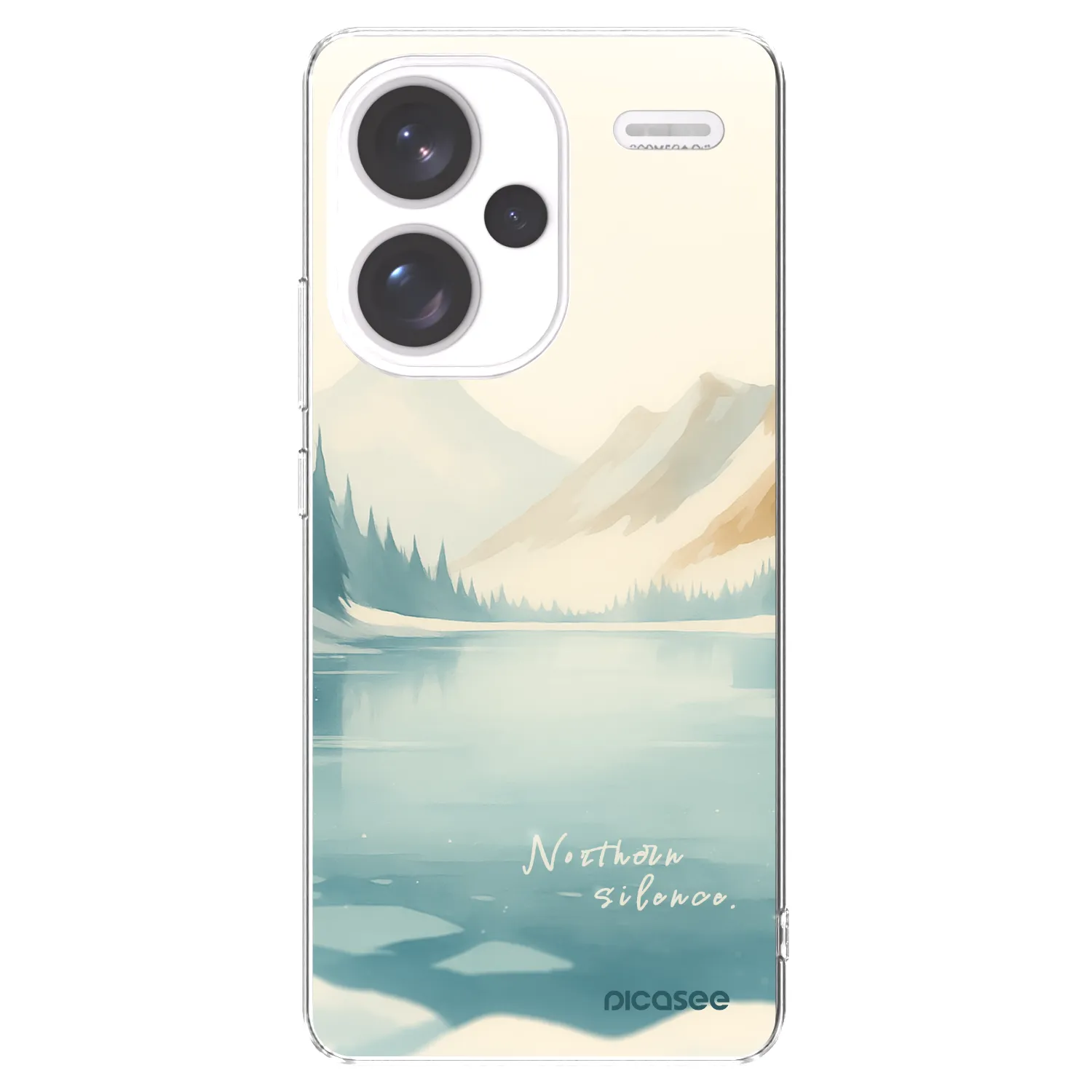 Picasee silikonski prozorni ovitek za Xiaomi Redmi Note 13 Pro+ 5G - NOTHERN SILENCE