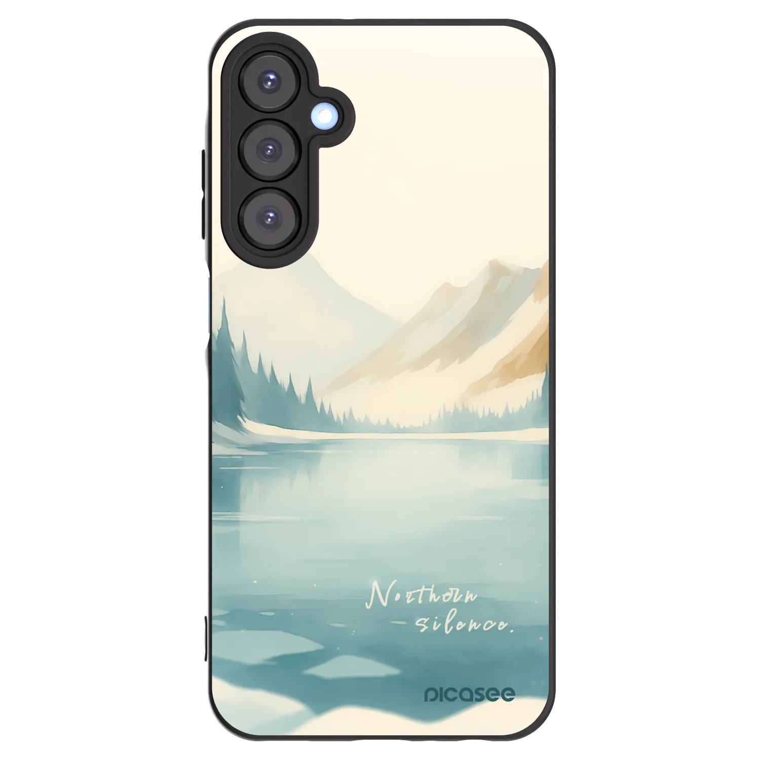 Picasee silikonski črni ovitek za Samsung Galaxy A25 A256B 5G - NOTHERN SILENCE