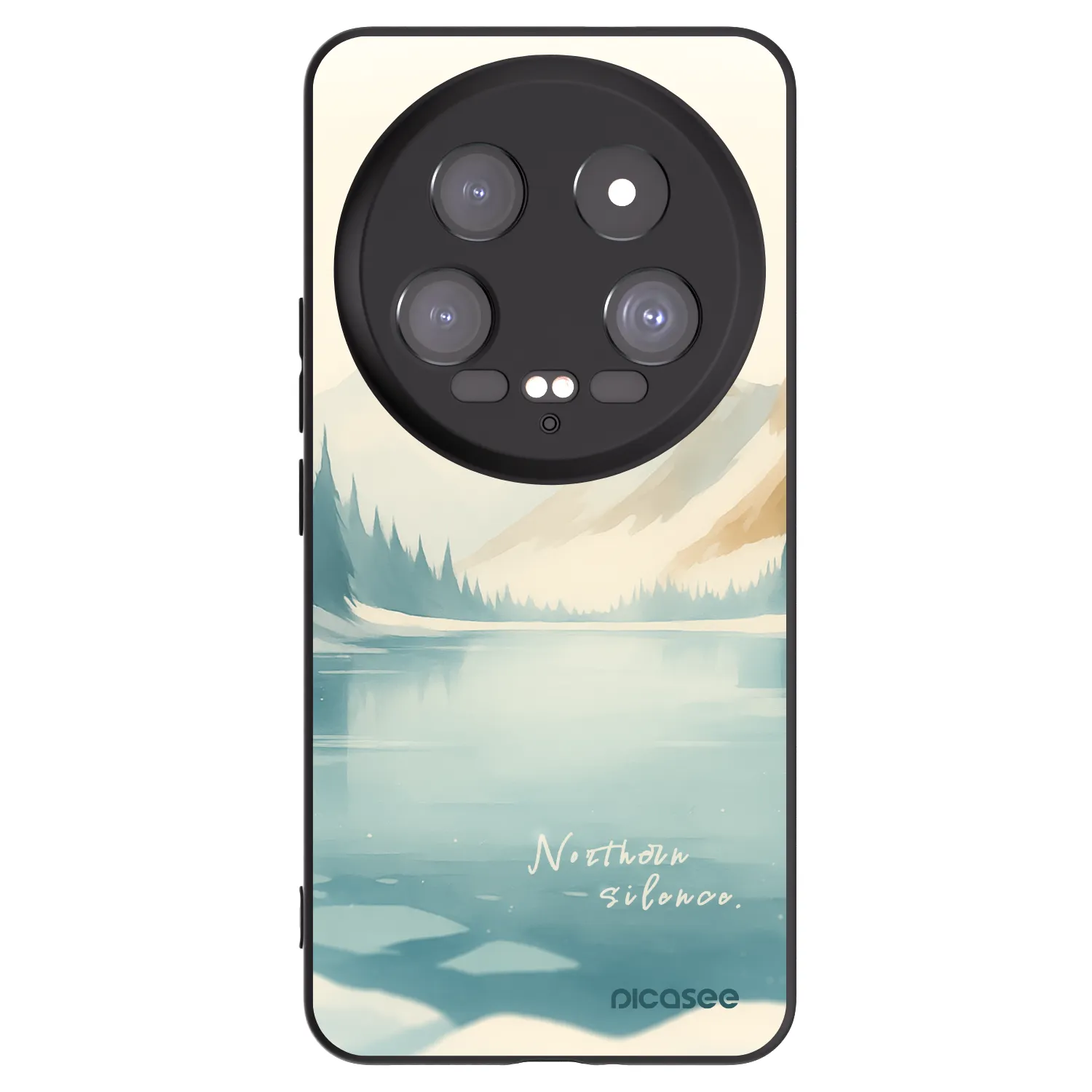 Picasee silikonski črni ovitek za Xiaomi 14 Ultra - NOTHERN SILENCE
